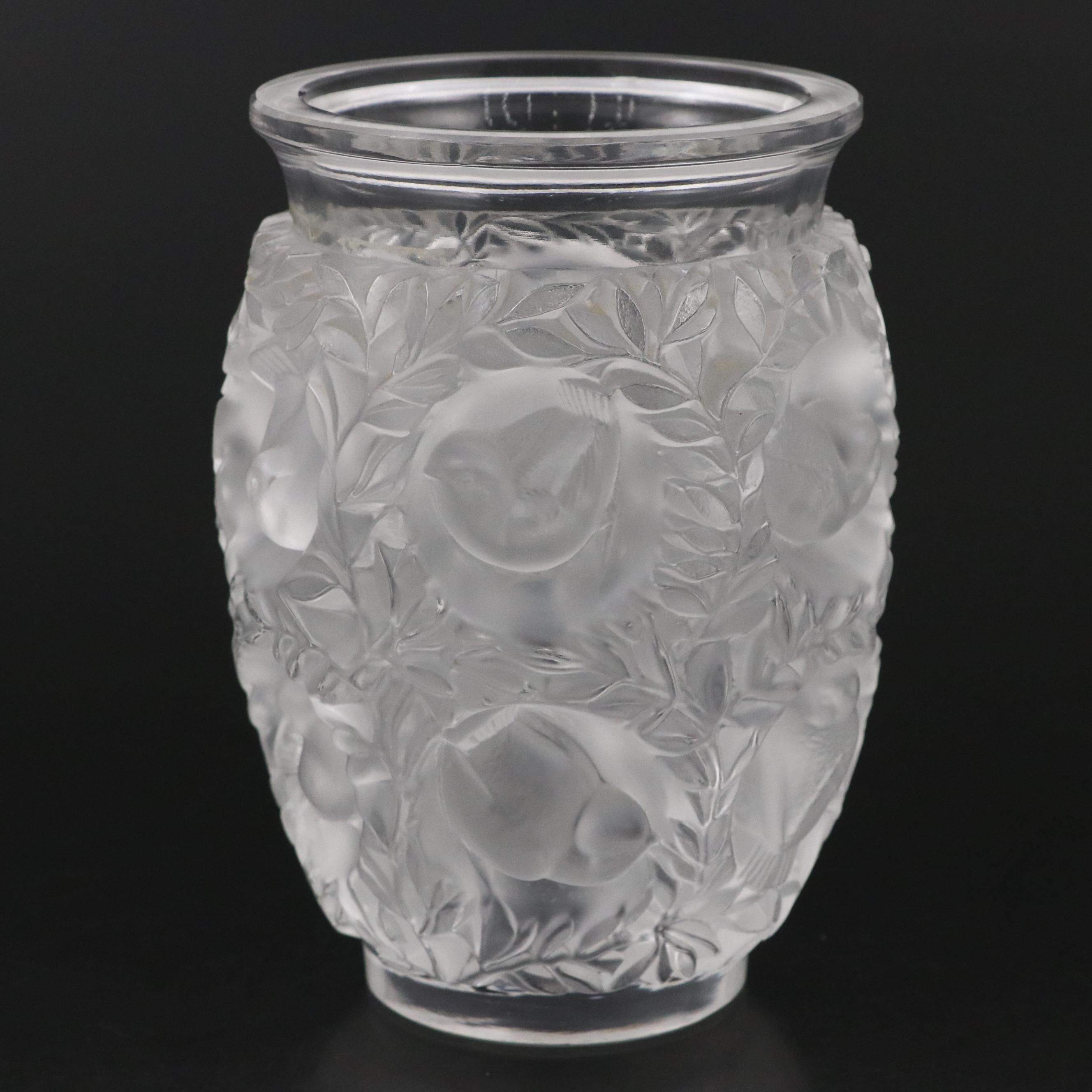 Lalique "Bagatelle" Crystal Vase