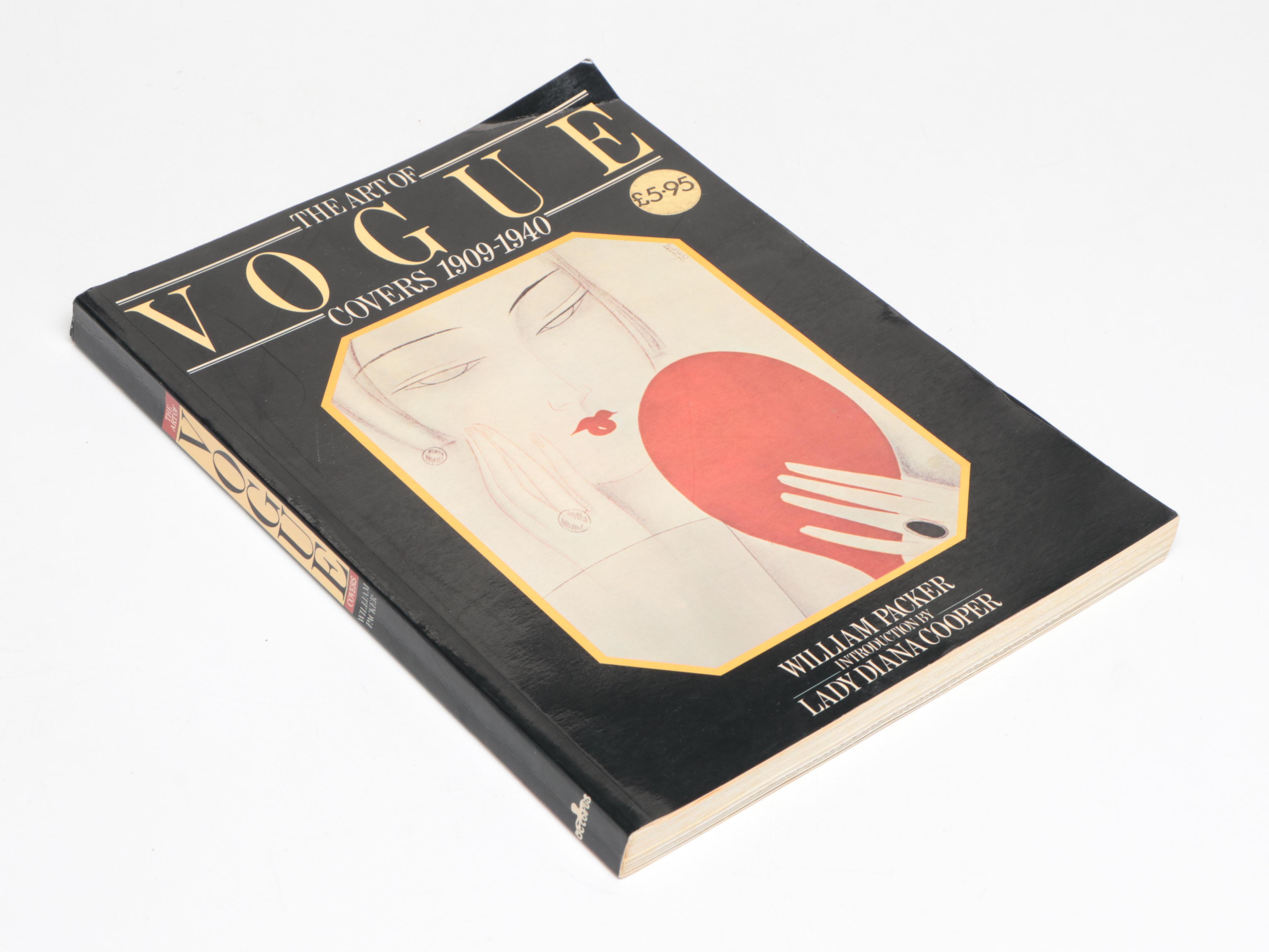 Erté "Le Soleil Ebony" and More Bone China Plates with "The Art of Vogue" Book