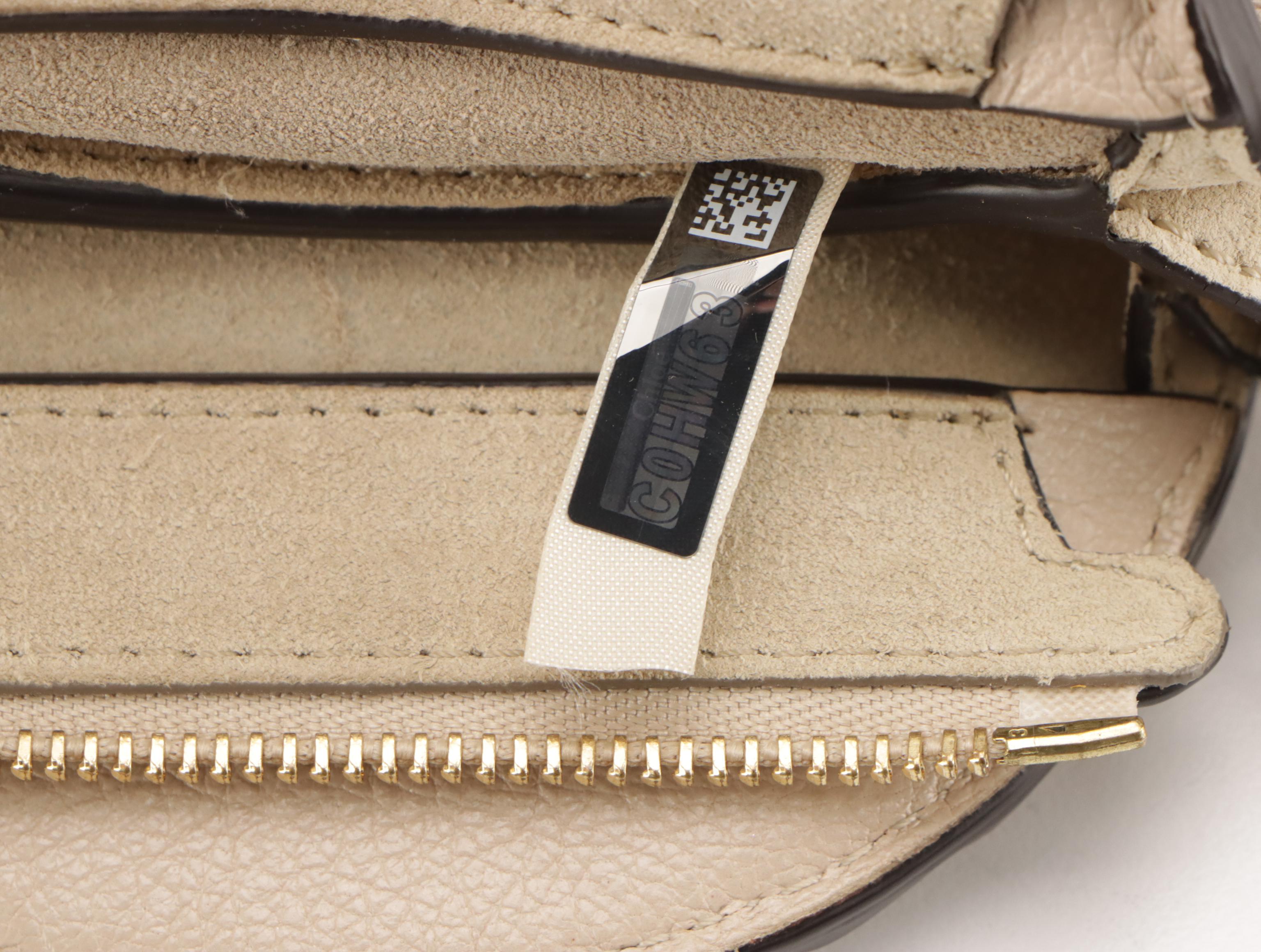 Chloé Pixie Round Two Way Bag in Neutral Leather and Suede
