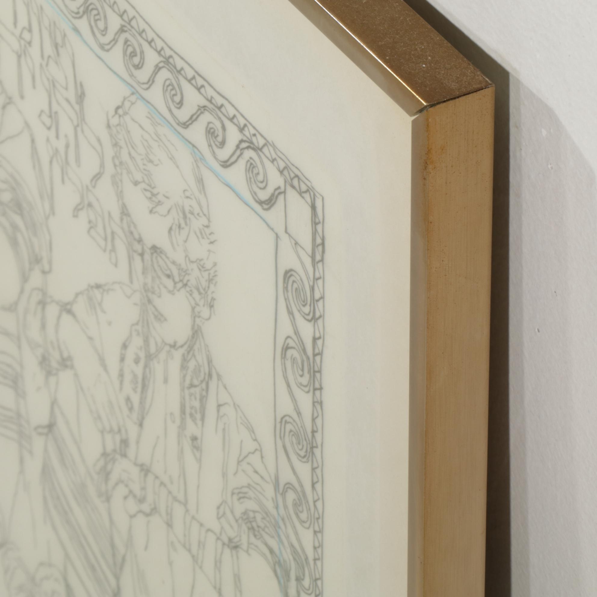 Marvin Friedman "Commitment" Ink Illustration, 1980