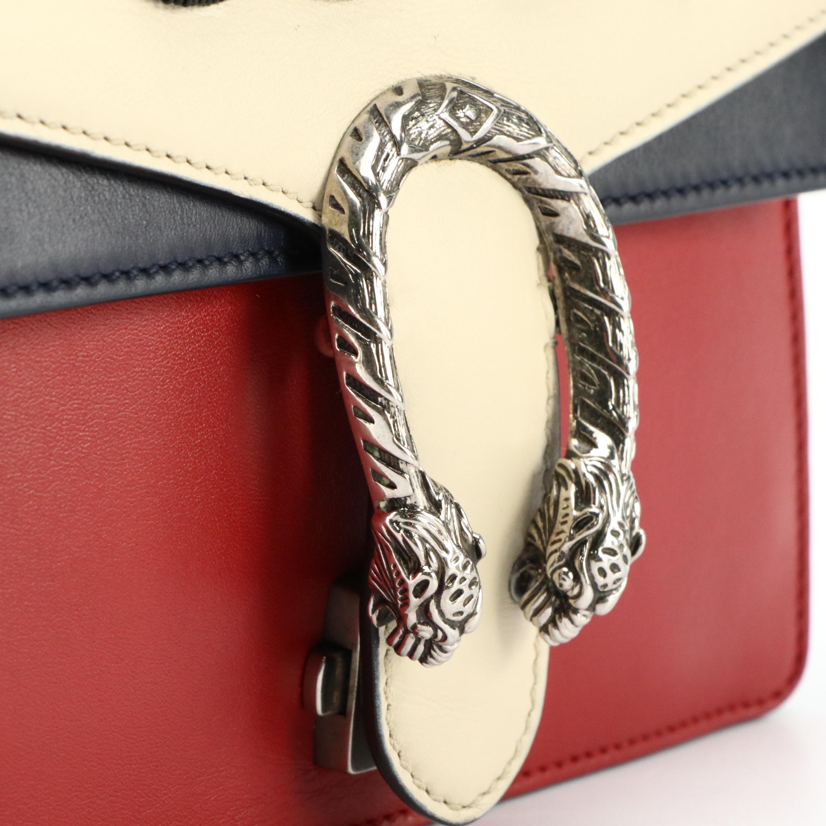 Gucci Dionysus Crystal Embellished Snake Crossbody in Multicolor Leather