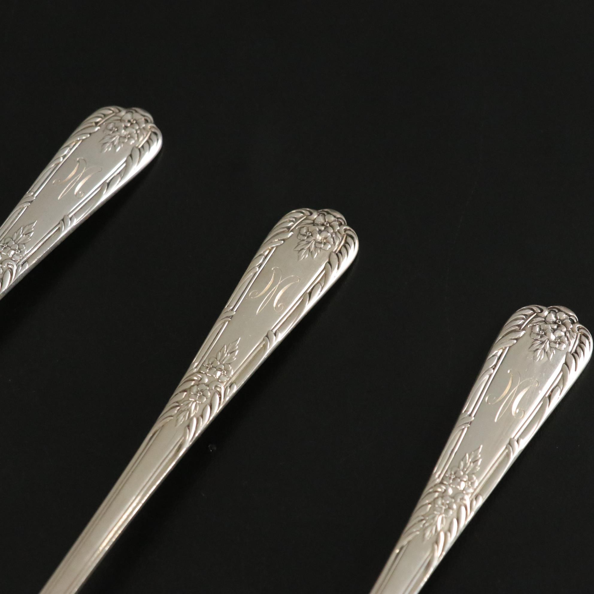 Sterling Silver "Splendor" Flatware Set by International Silver