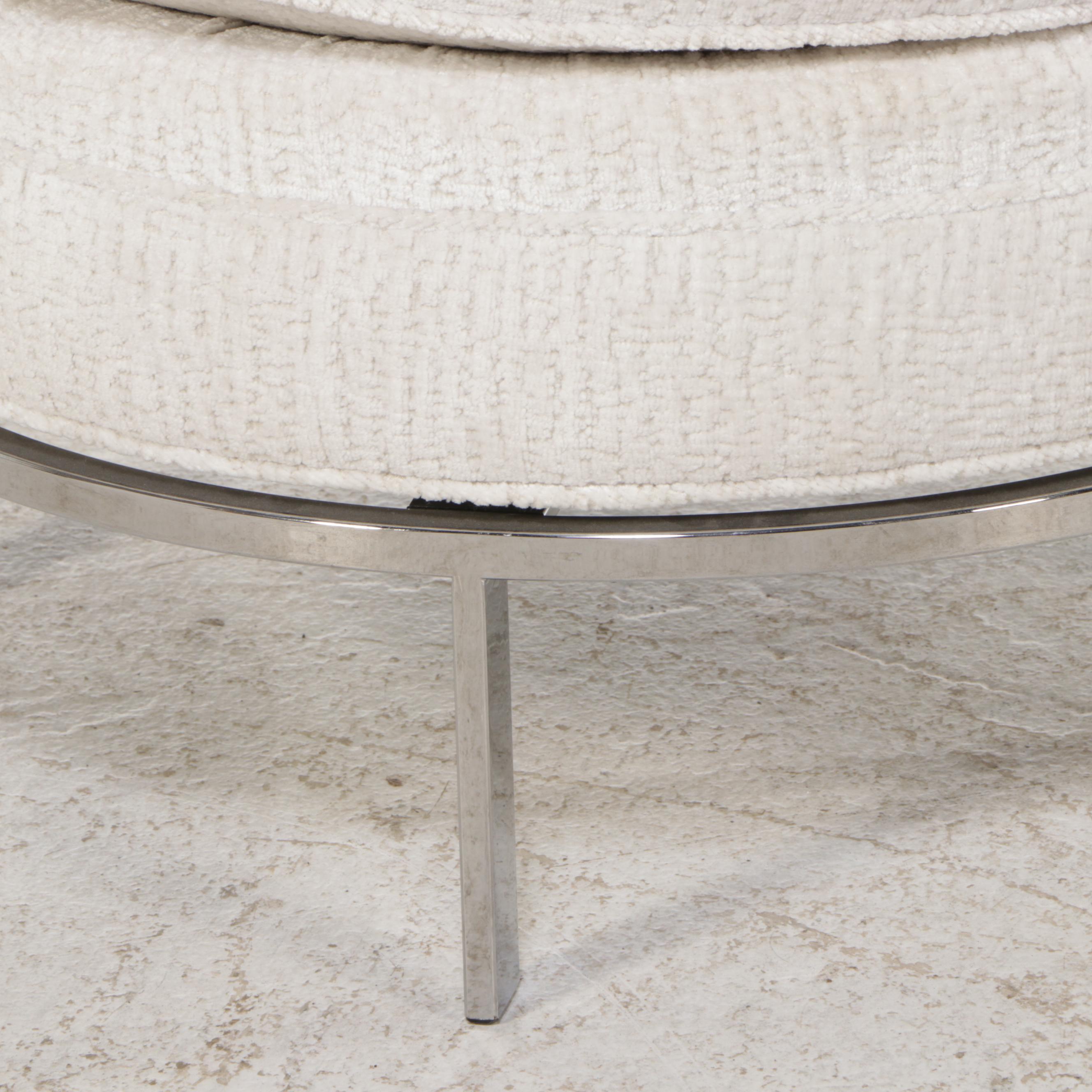 Kaleidescope "Gracie" Swivel Chair on Stainless Steel Base