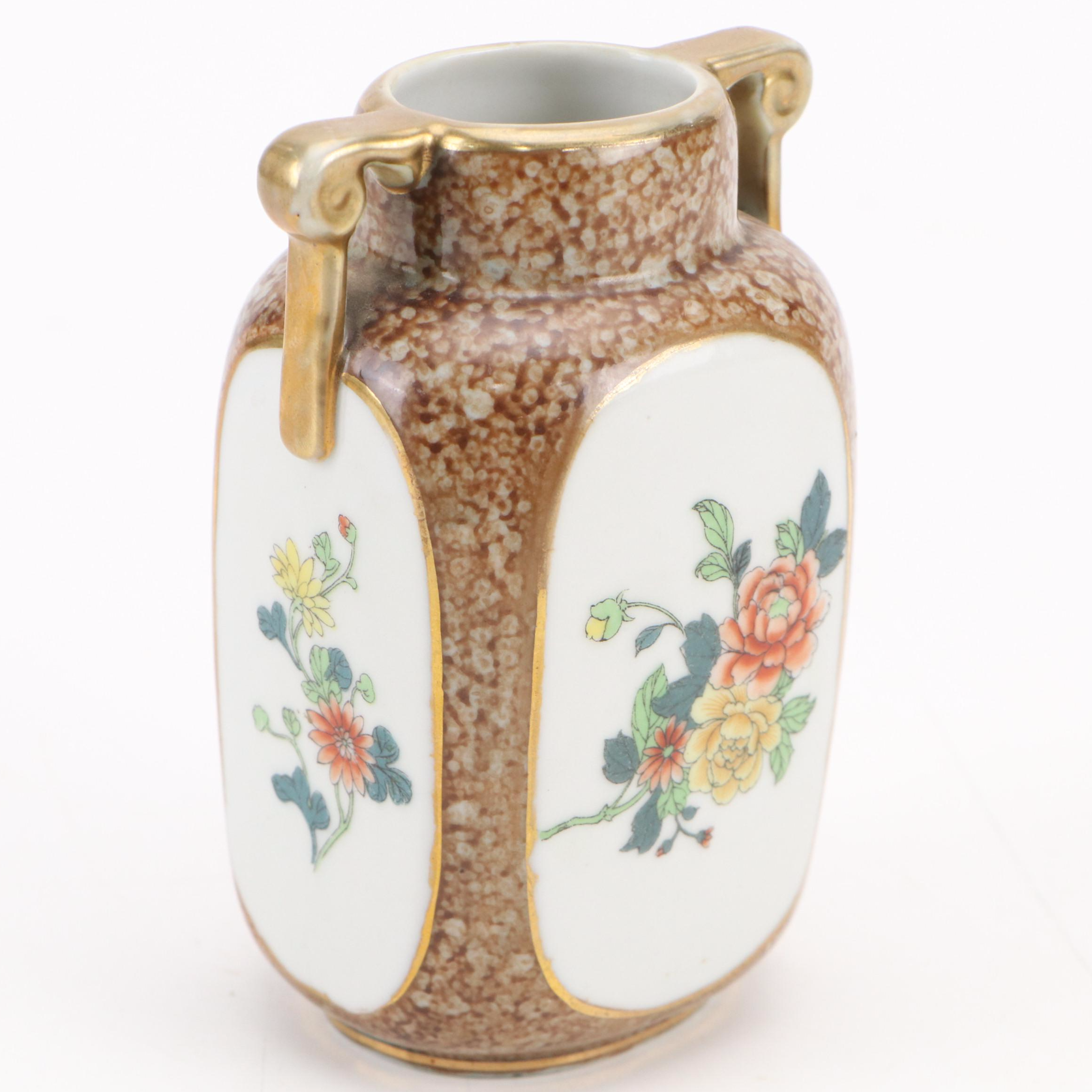Morimura Brothers Nippon Porcelain Vase, Early 20th Century