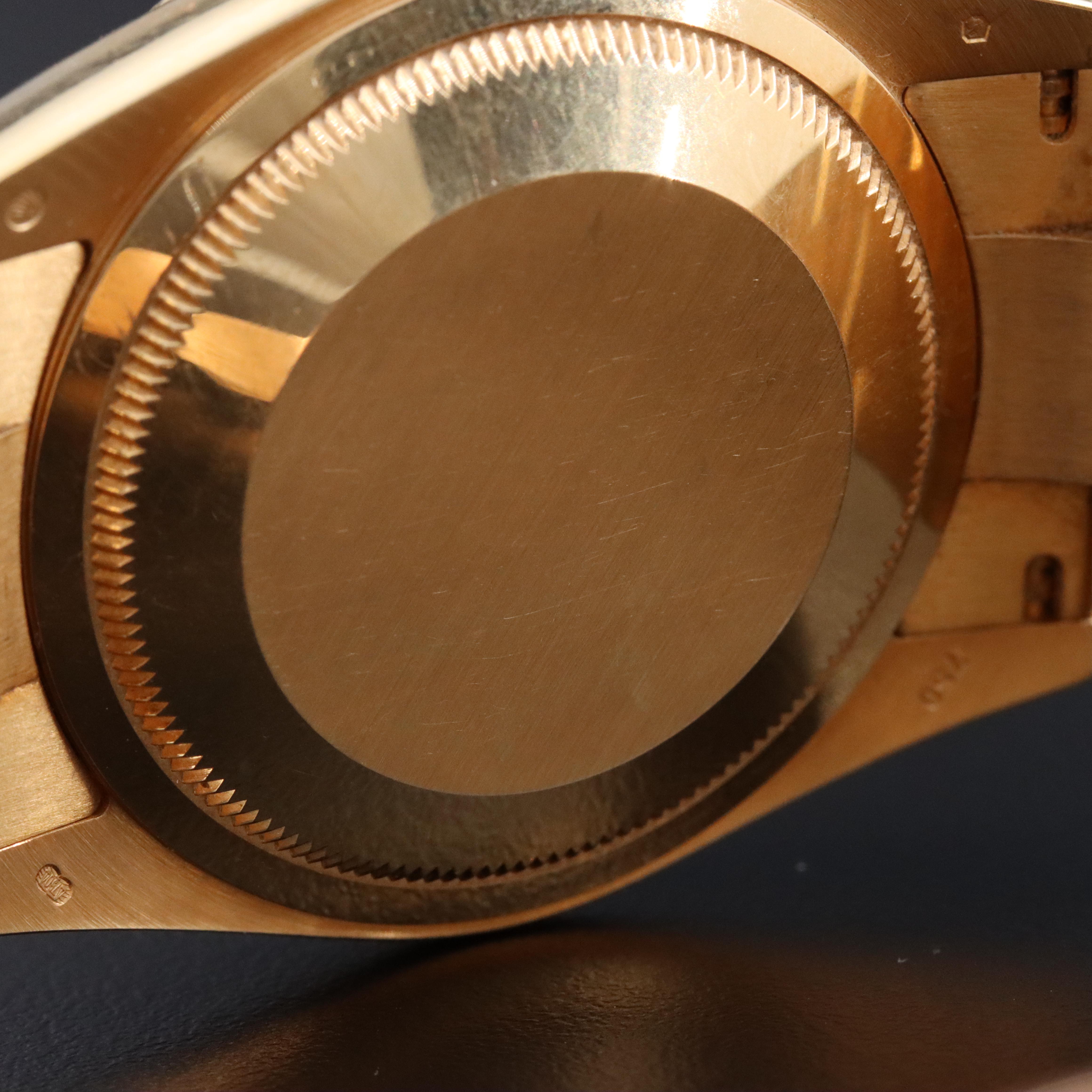 Rolex Day-Date 36 Factory Diamond Blue Dial 118238 Watch