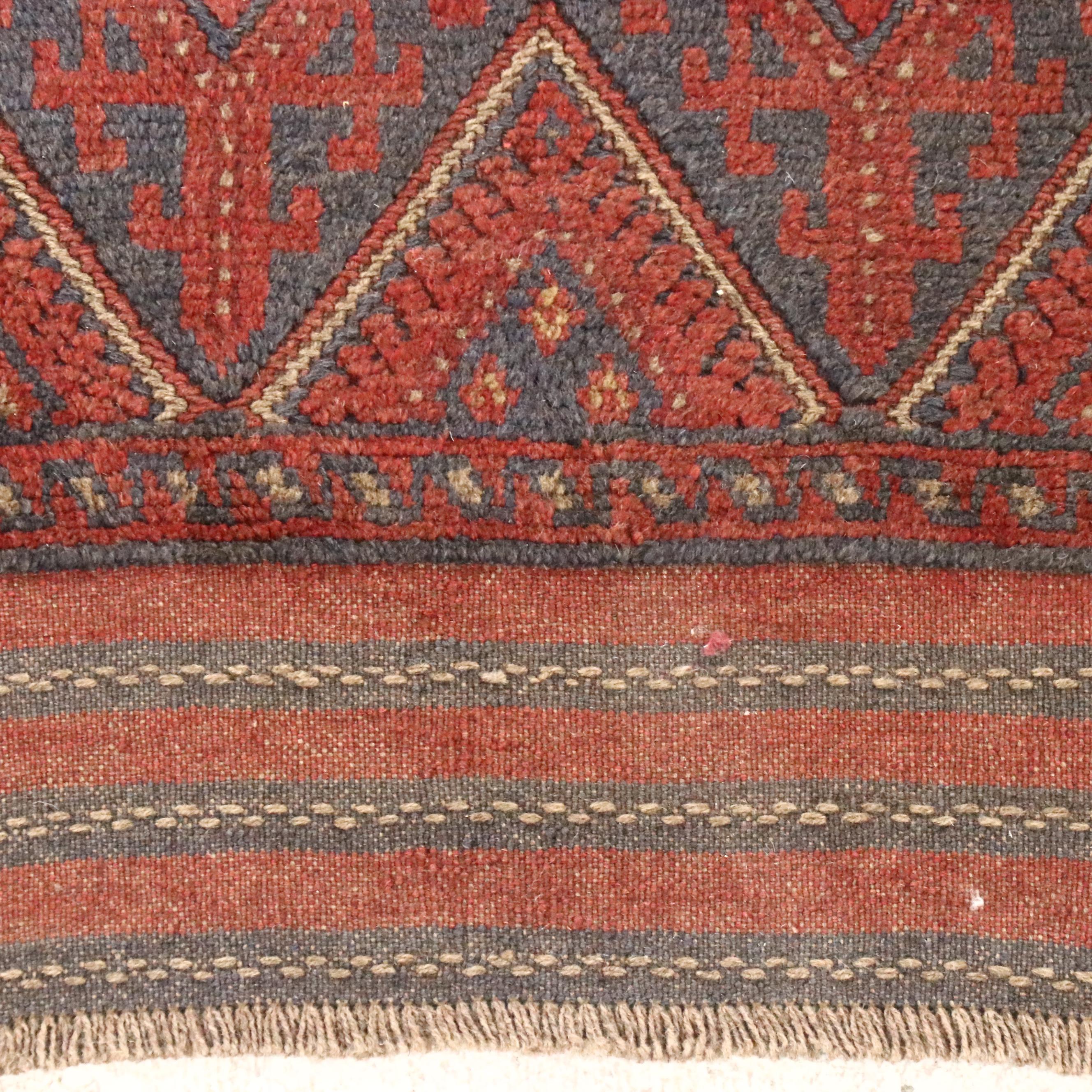 2' x 7'9 Handwoven Afghan Mashwani Carpet Runner