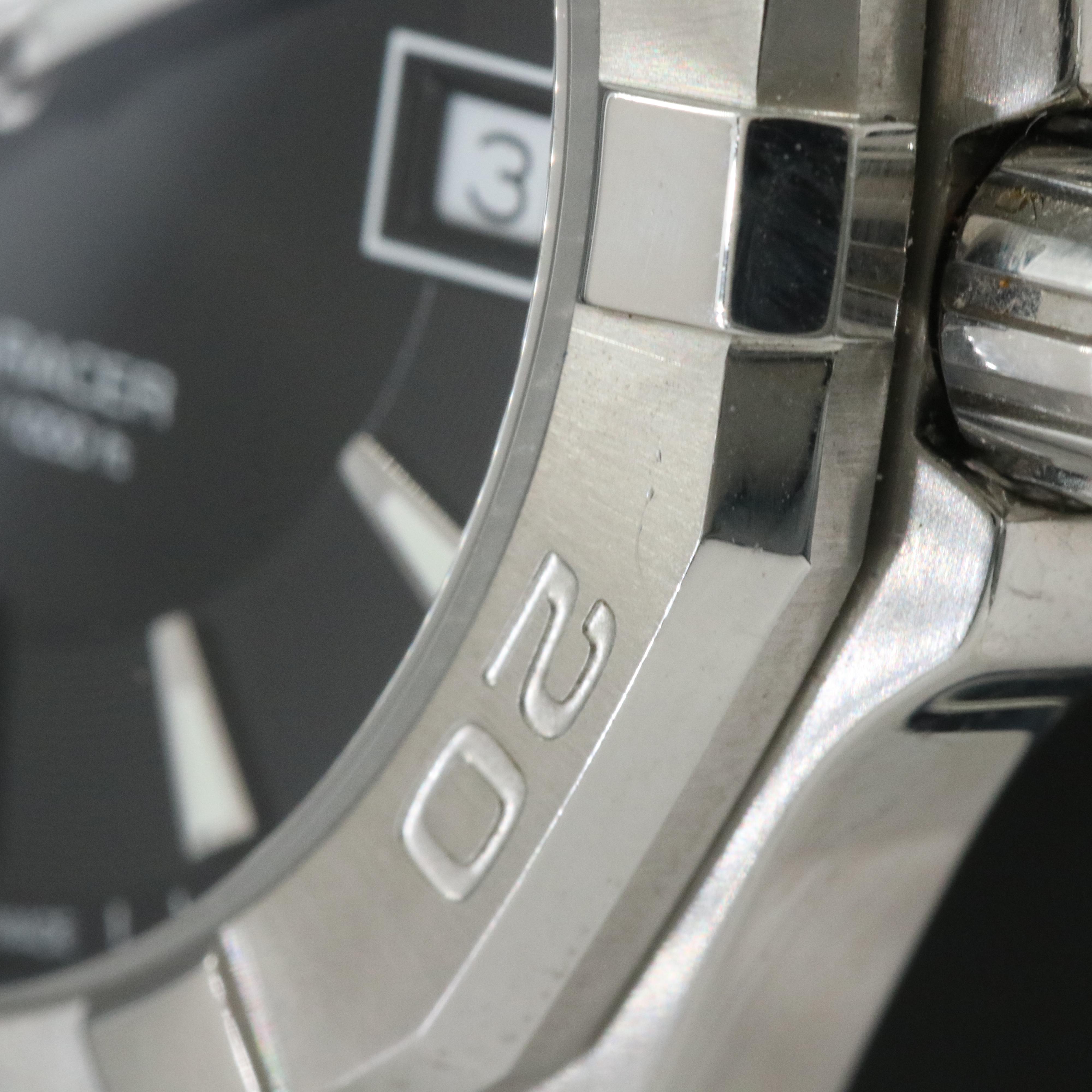 TAG Heuer Aquaracer WAY1110 Black 41mm Steel Quartz Watch