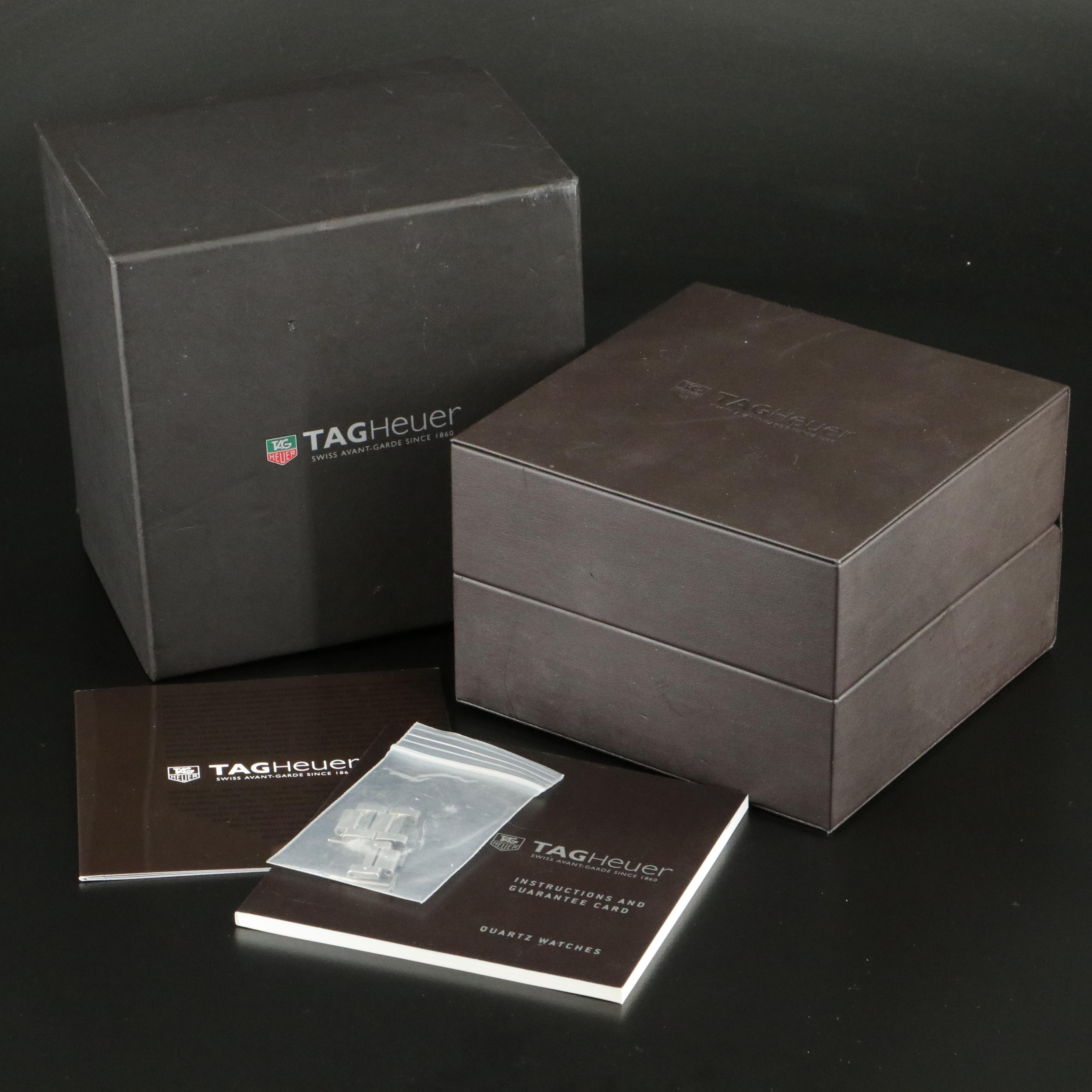 TAG Heuer Aquaracer WAY1110 Black 41mm Steel Quartz Watch