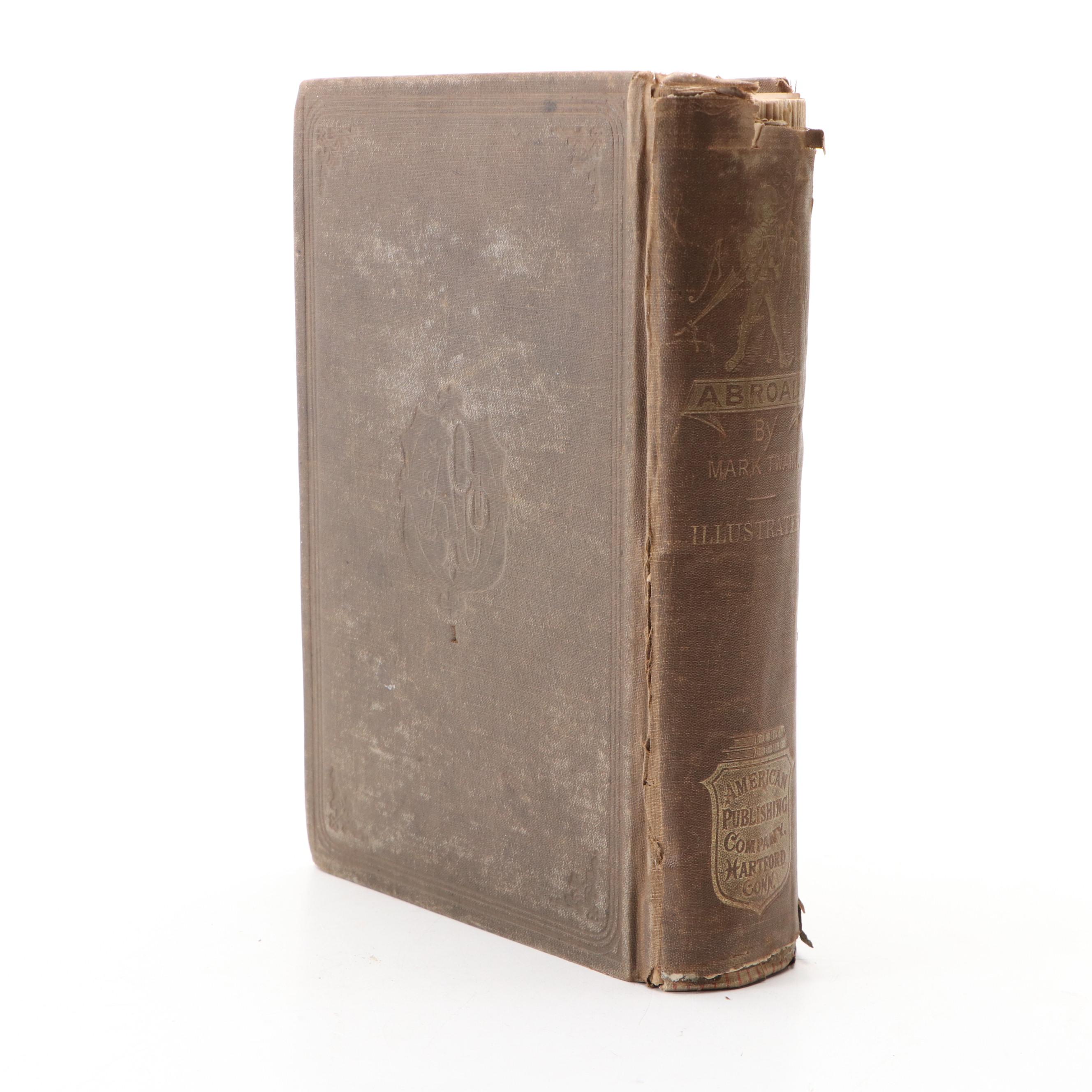 First Edition, Second State "A Tramp Abroad" by Mark Twain, 1880