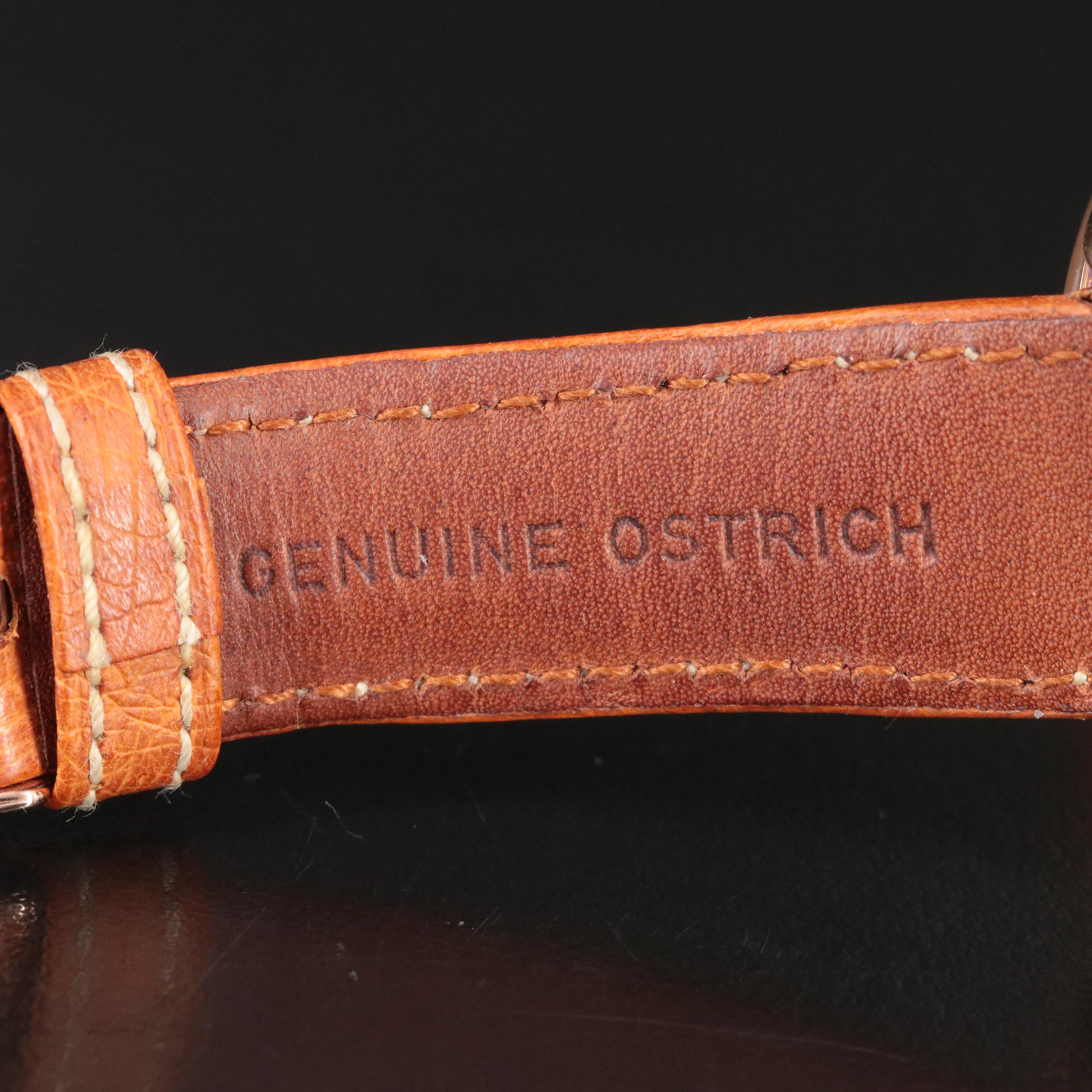 Vintage Rolex Oyster Perpetual 18K Rose Gold Bombay Model 6090 Watch