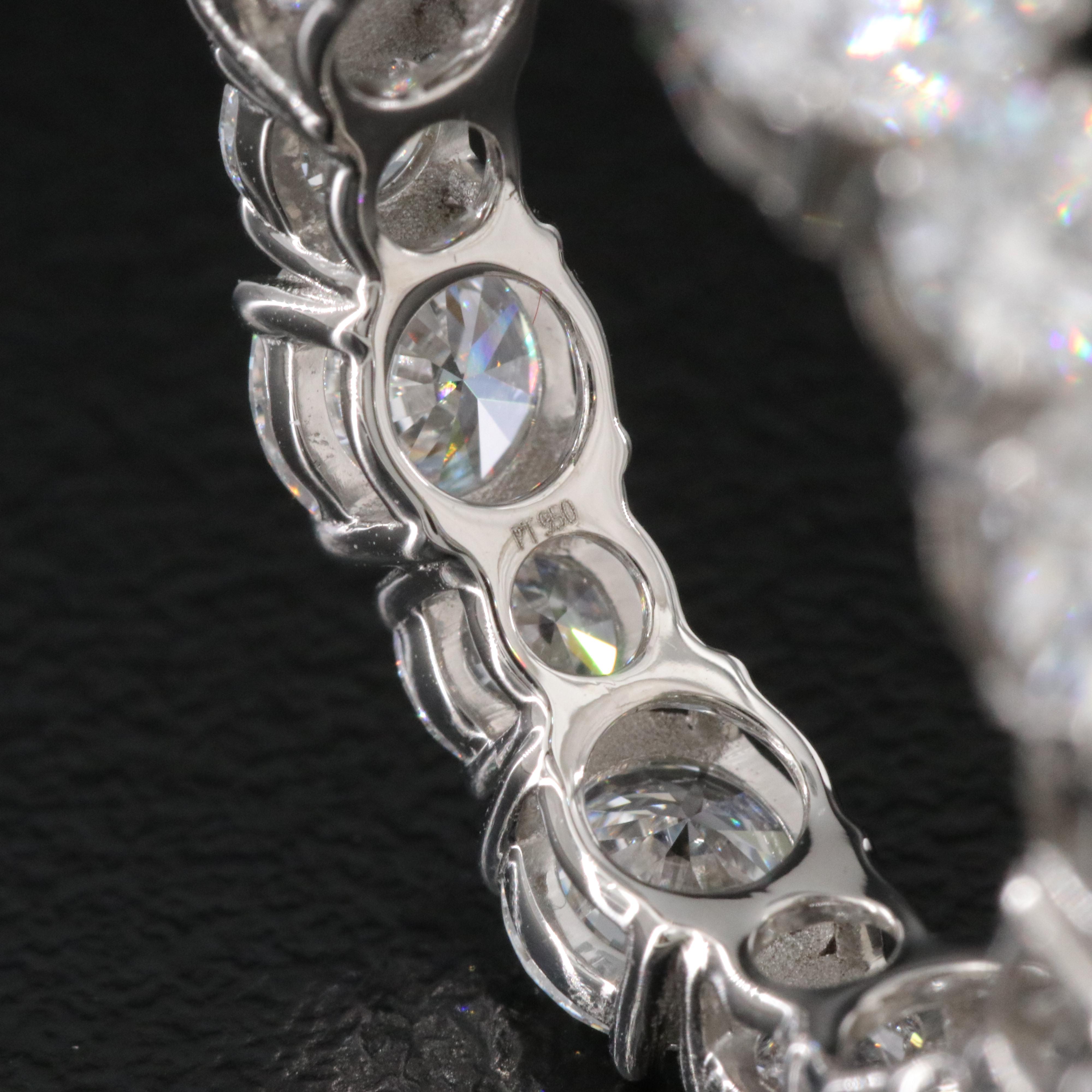 Platinum 6.20 CTW Lab Grown Diamond Eternity Band