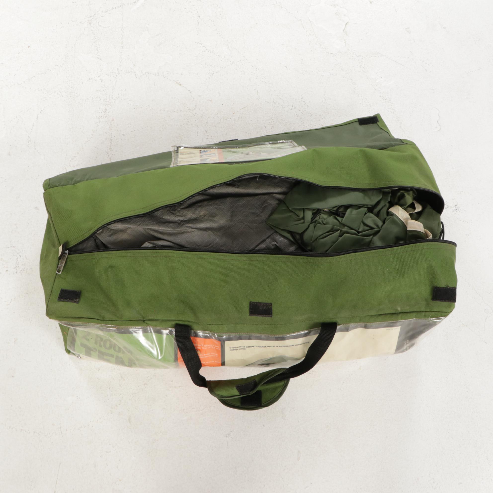 Greatland Outdoors 2-Room Tent with "Go-Be Dry" Rain Protection System