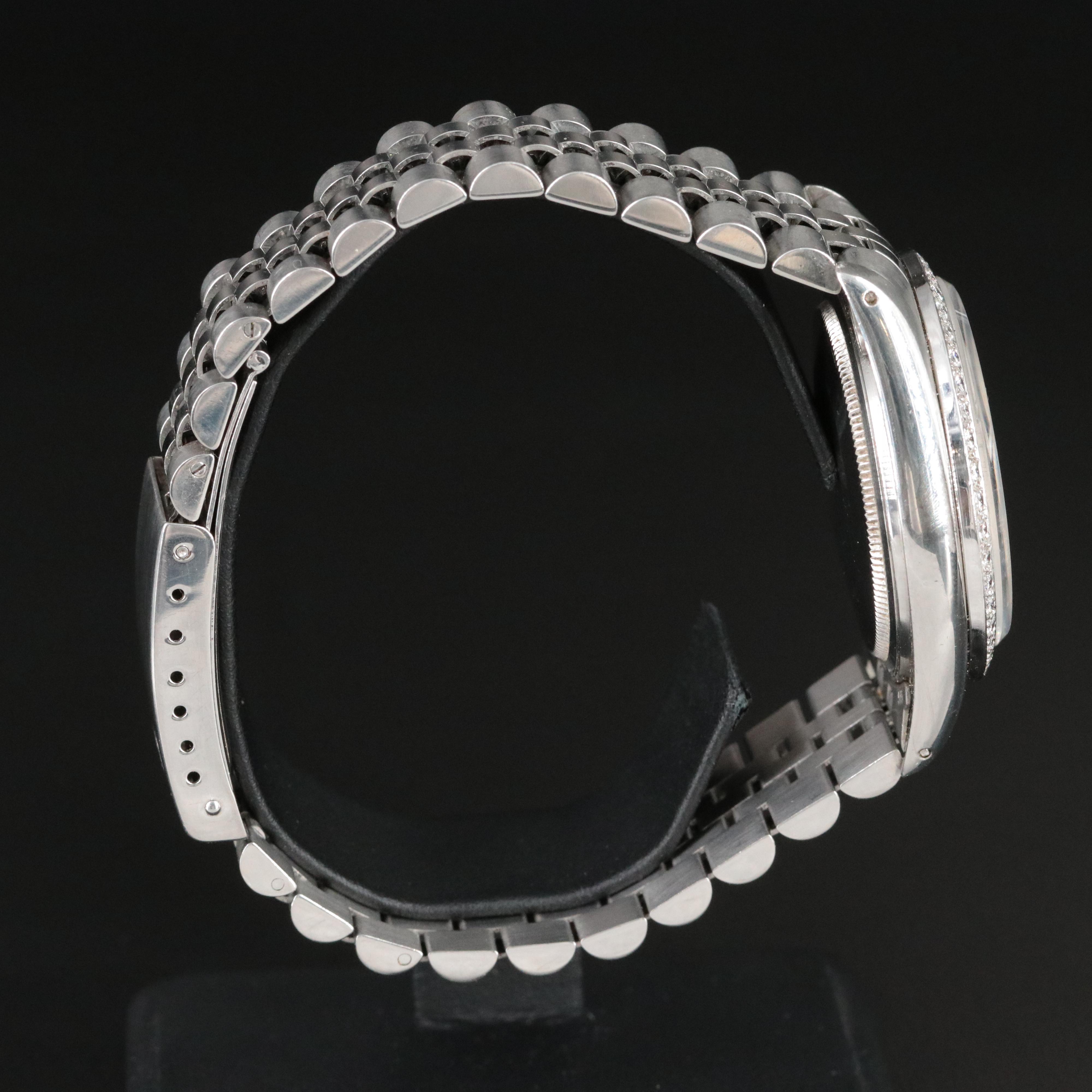 1978 Rolex Custom Diamond Datejust Model 16014 Watch