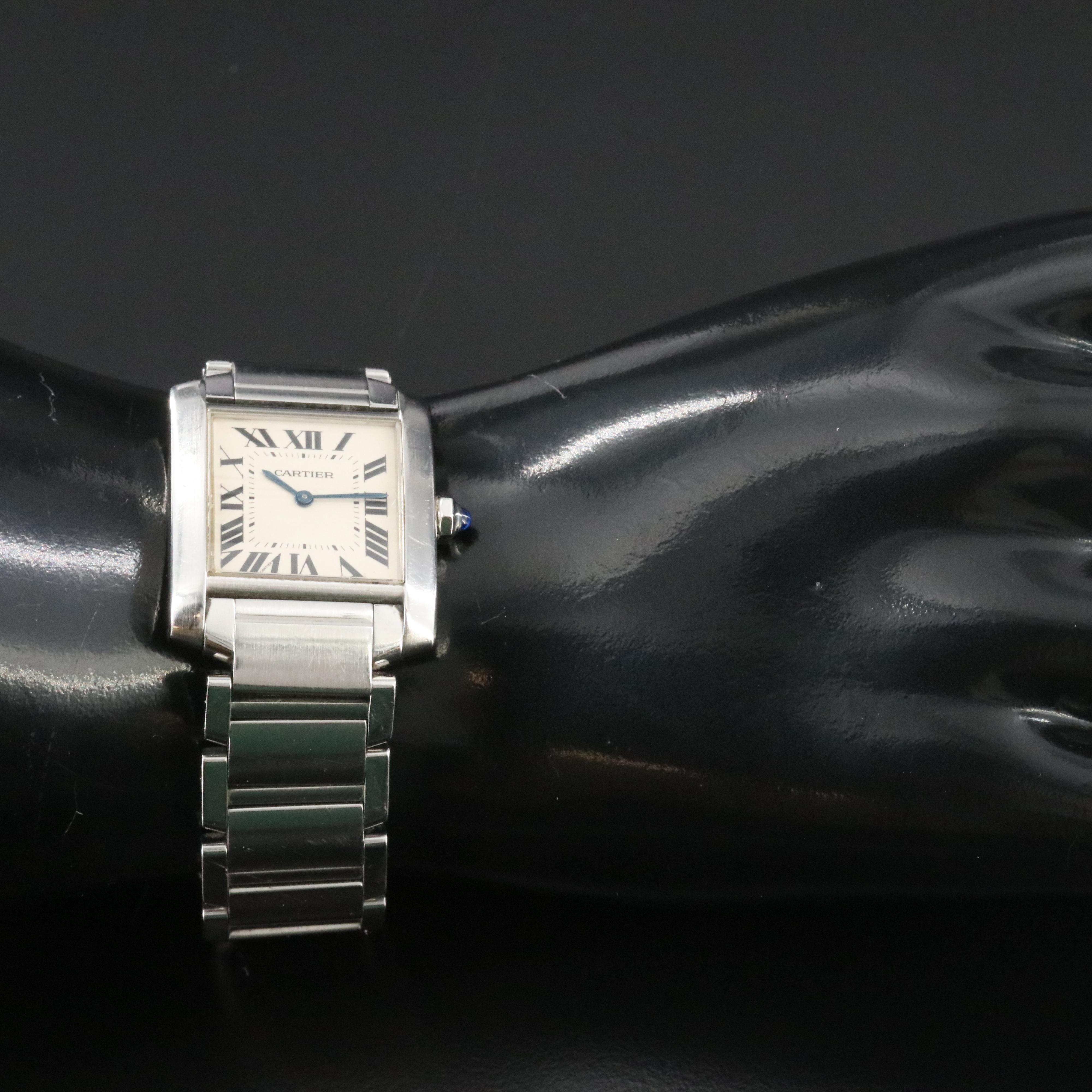 Cartier Tank Francaise 25 mm Stainless Steel Quartz 2301 Watch