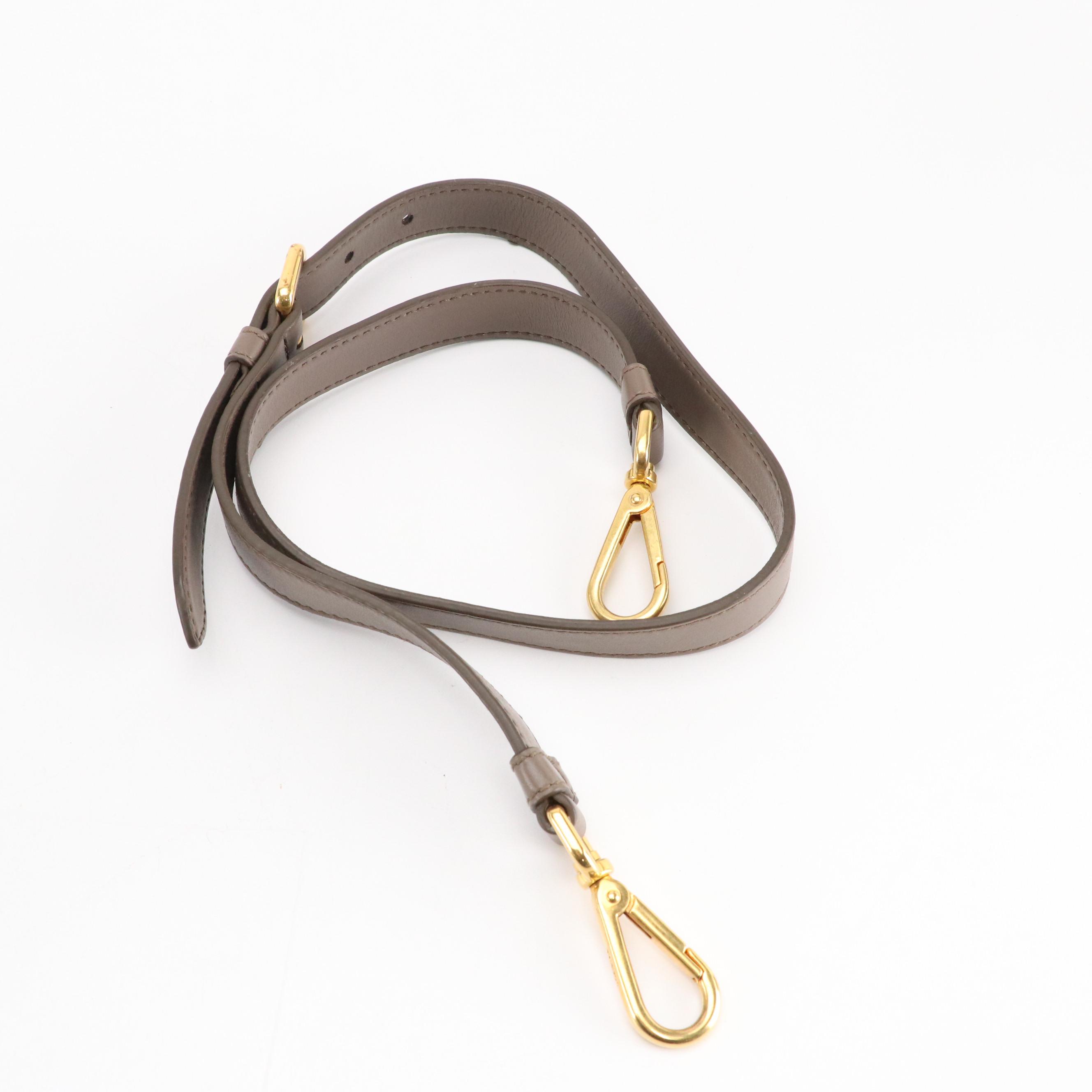 Prada Side Zip Soft Calf Leather Two-Way Shopping Tote Bag