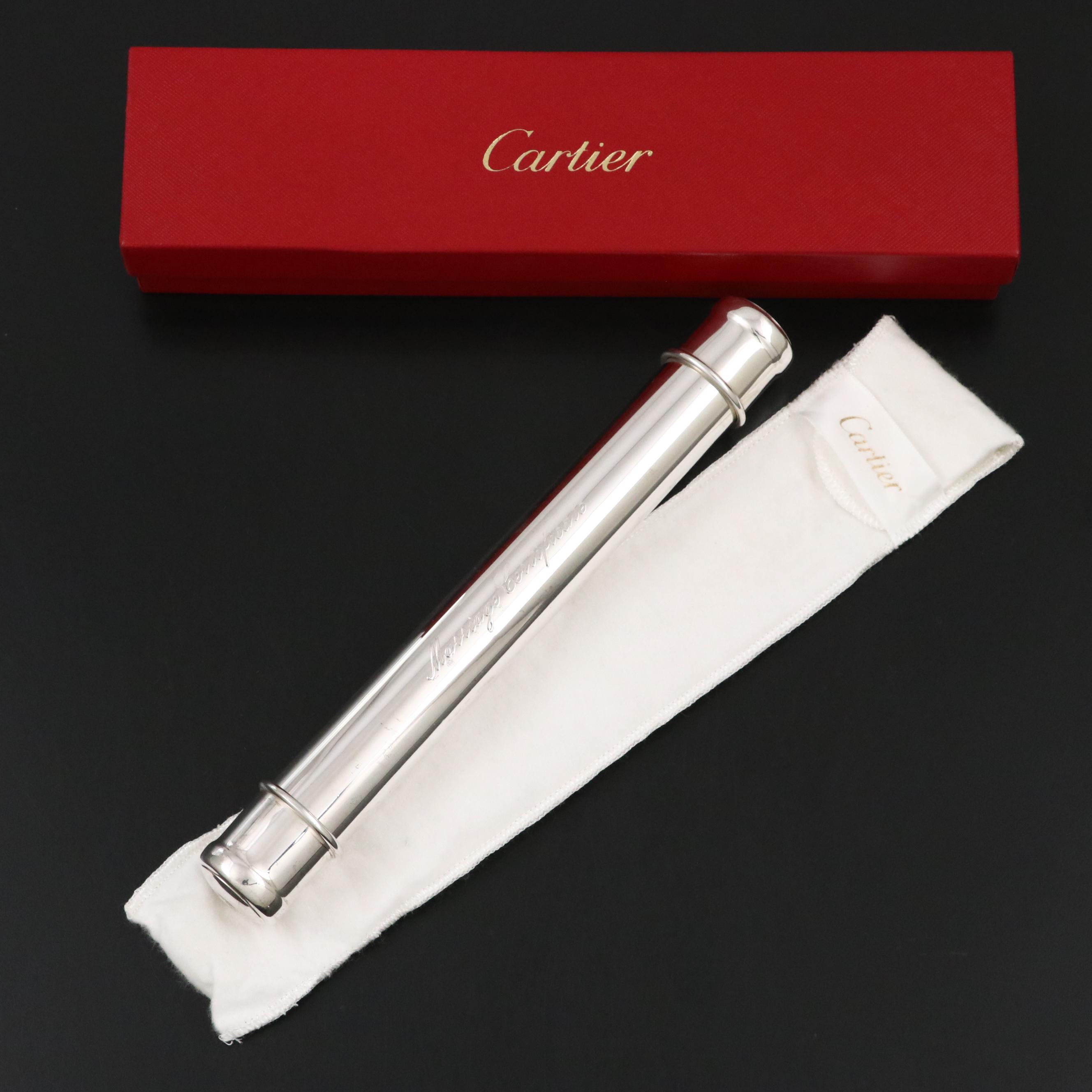 Cartier Sterling Silver Marriage Certificate Holder
