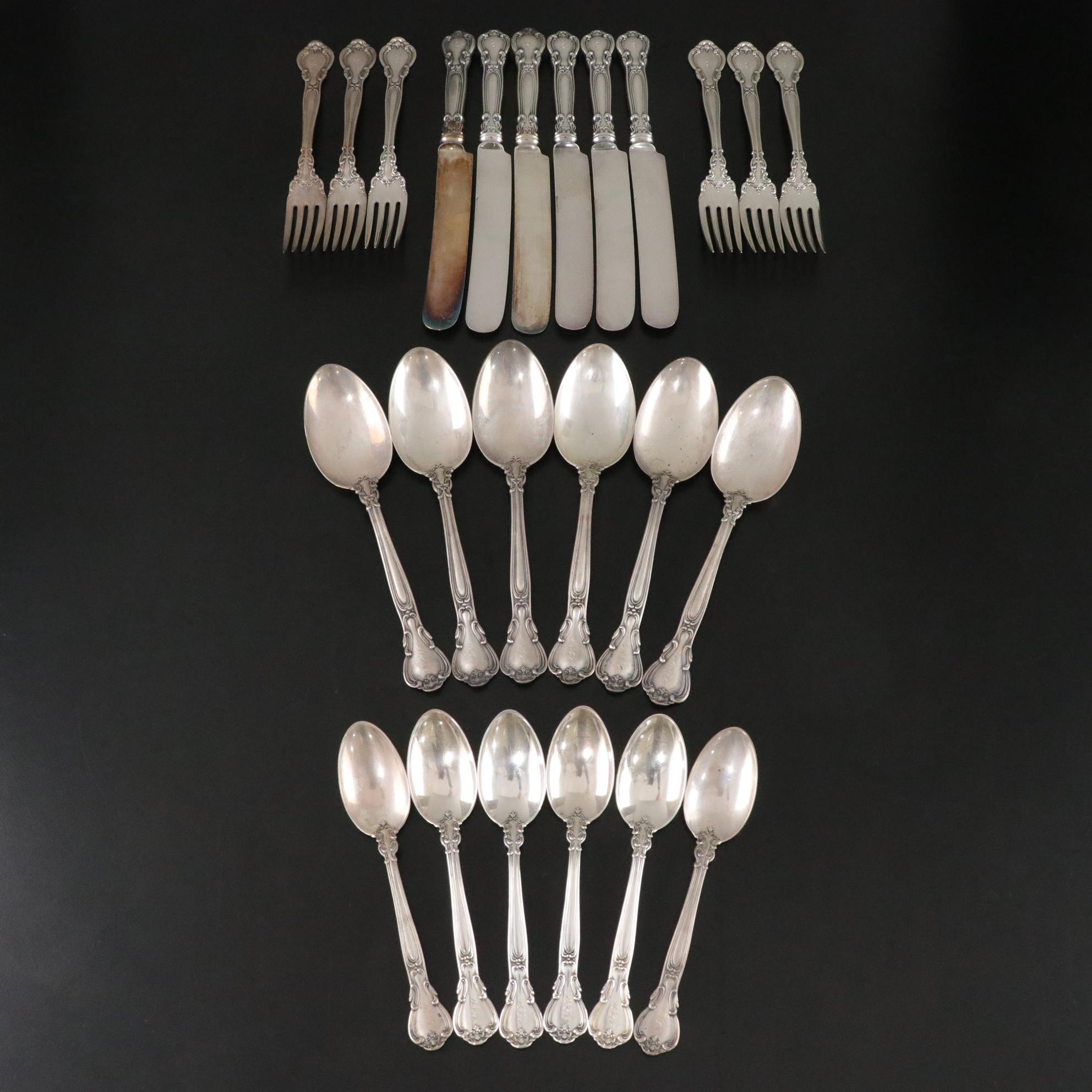 Sterling Silver "Chantilly" Flatware Set by Gorham