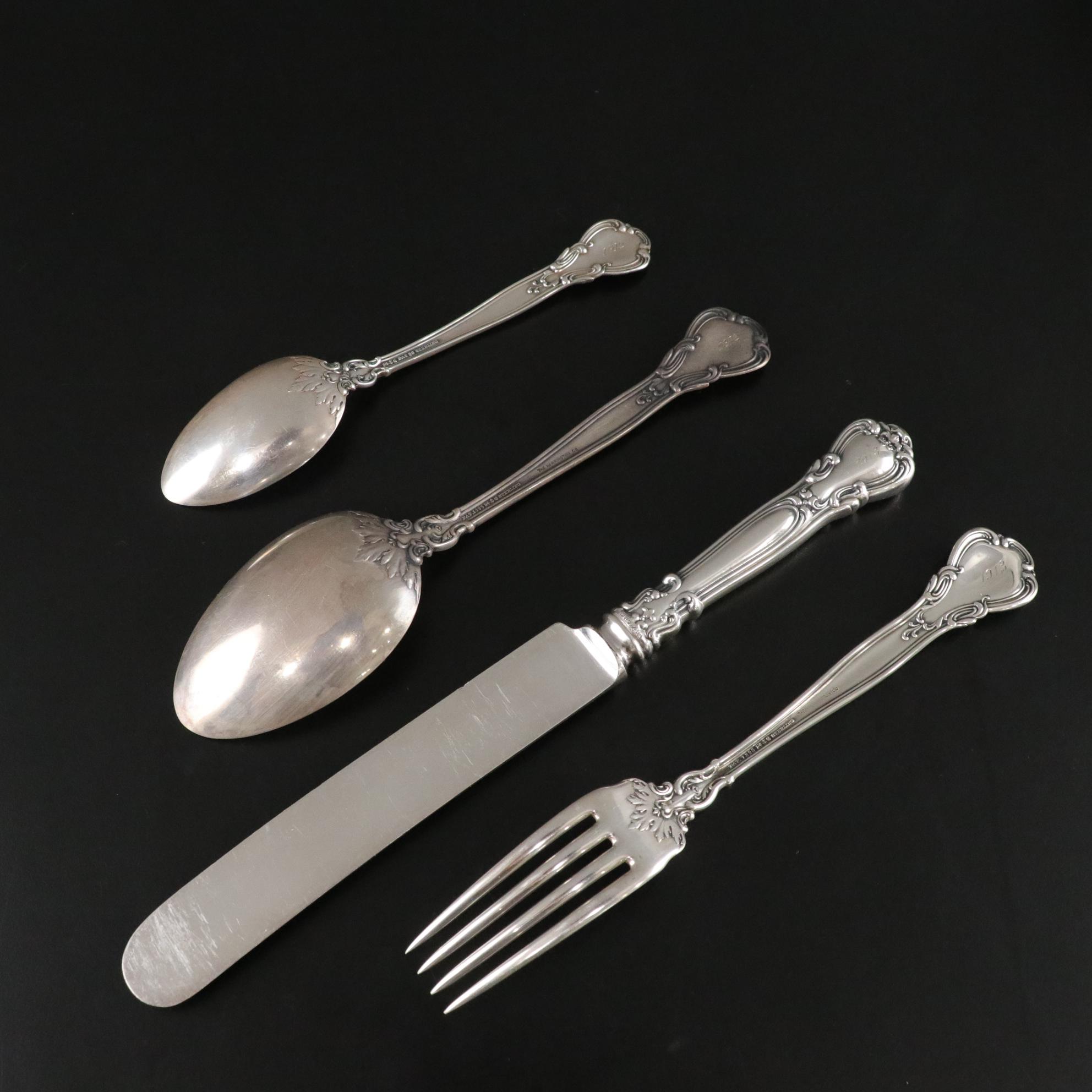Sterling Silver "Chantilly" Flatware Set by Gorham