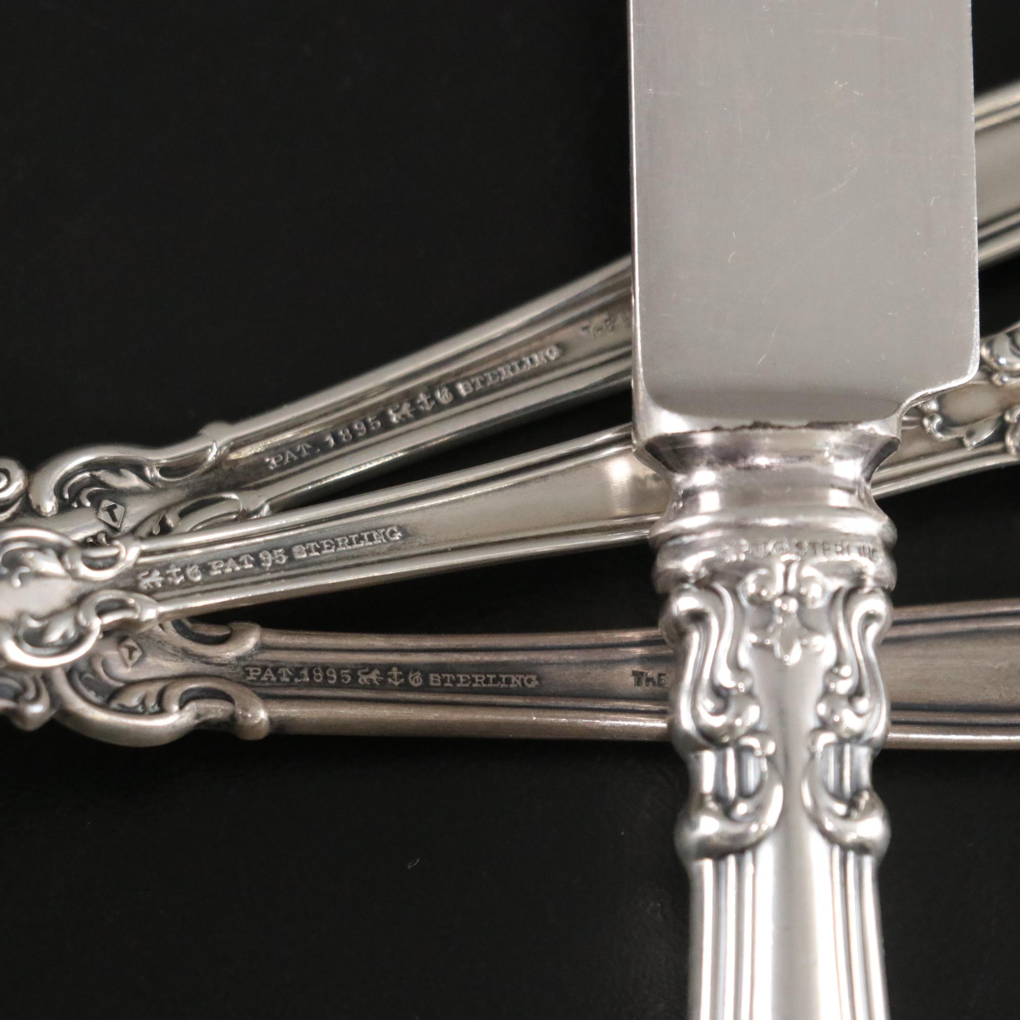 Sterling Silver "Chantilly" Flatware Set by Gorham