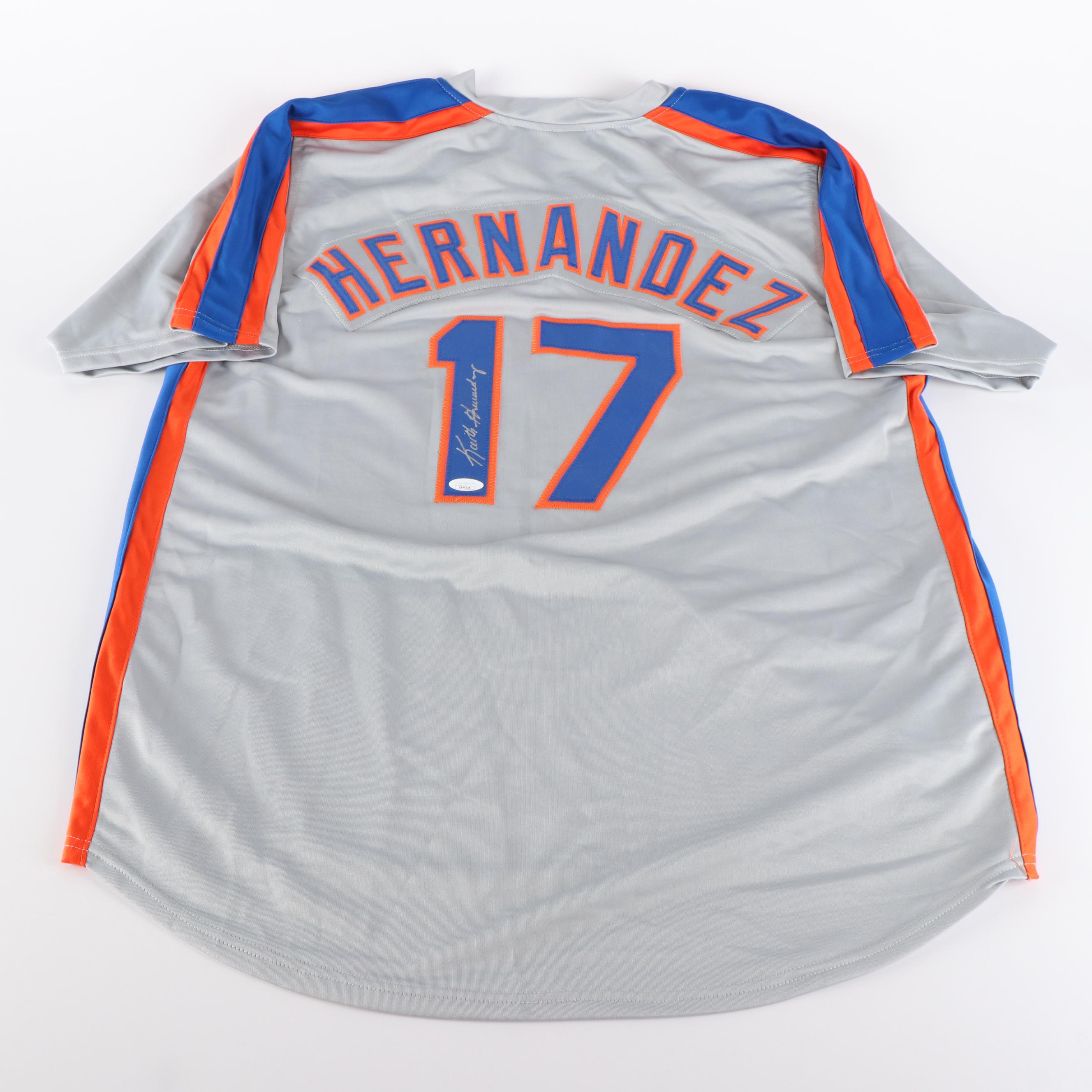 Keith Hernandez Signed New York Mets Baseball Jersey, JSA