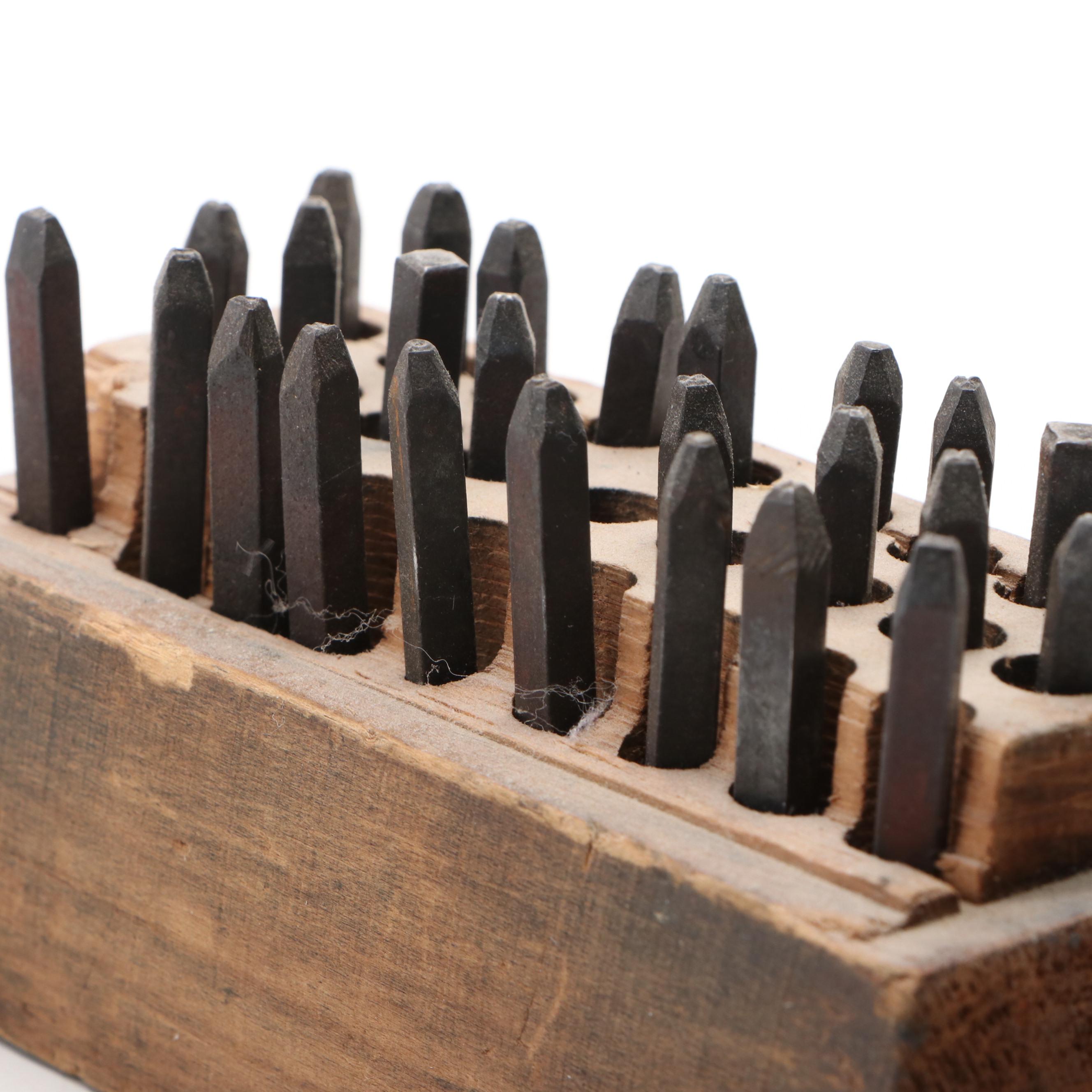 T-Handled Wooden Auger and Screwdriver Bits