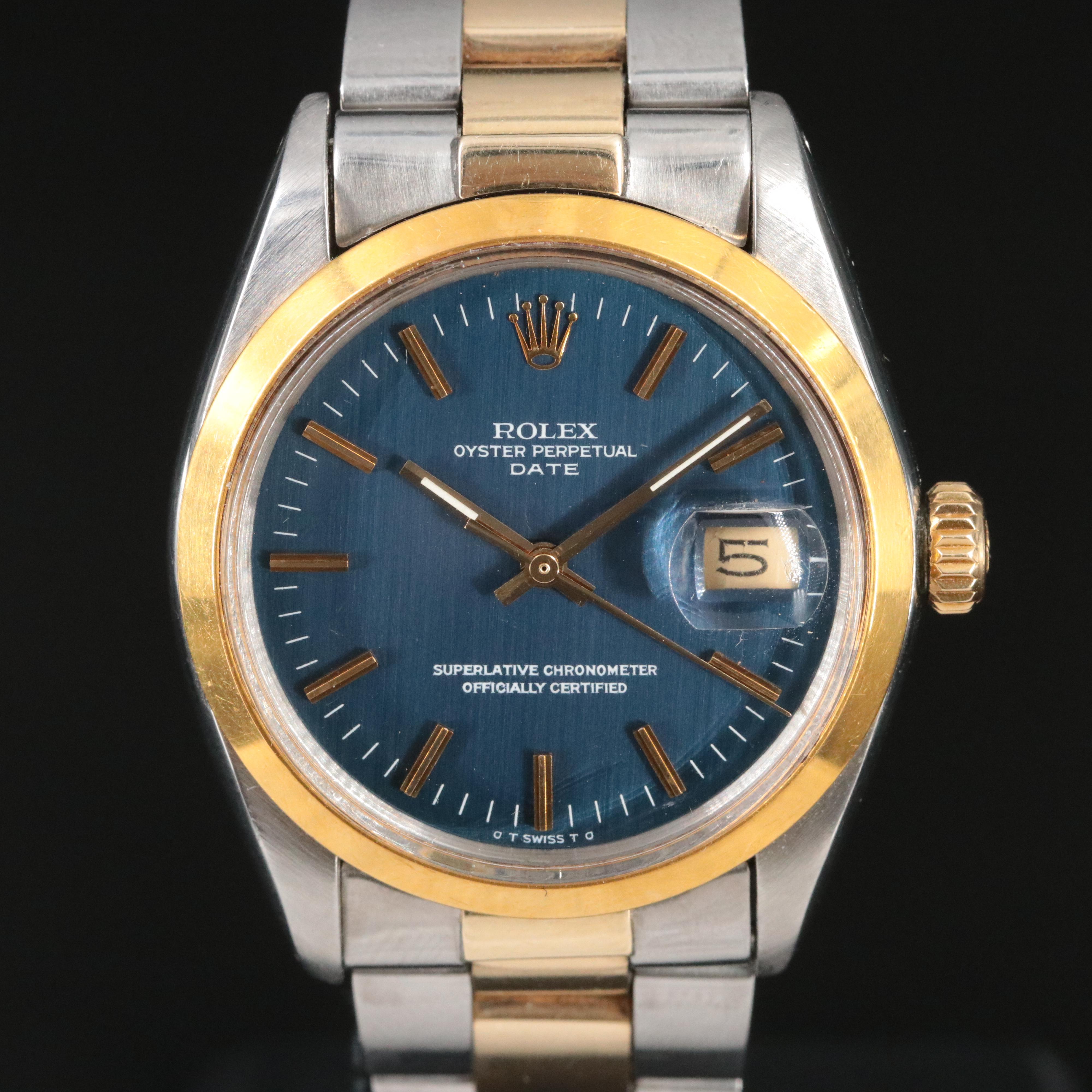 1979 Rolex Sigma Dial 34mm Ref.1500 Date Watch
