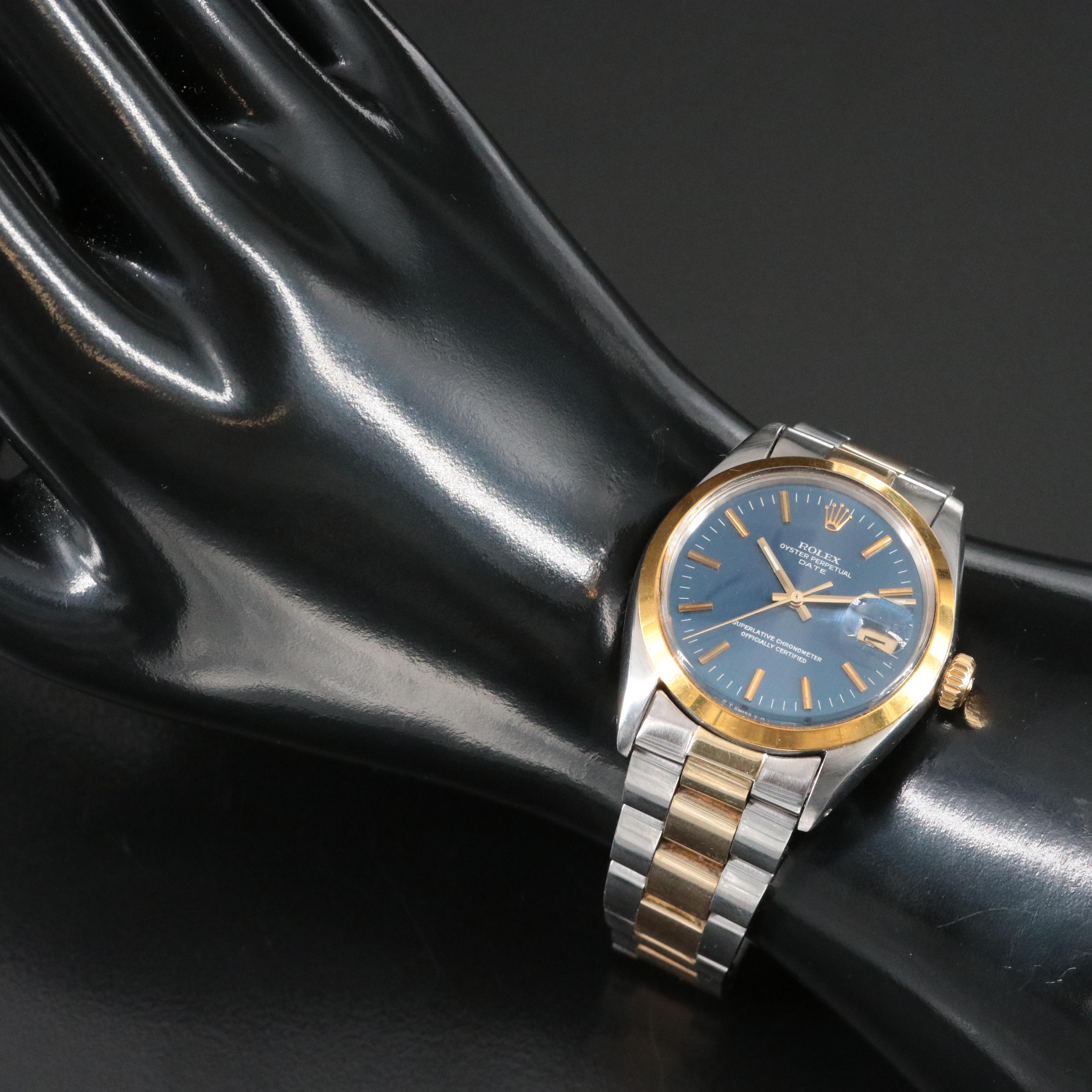 1979 Rolex Sigma Dial 34mm Ref.1500 Date Watch