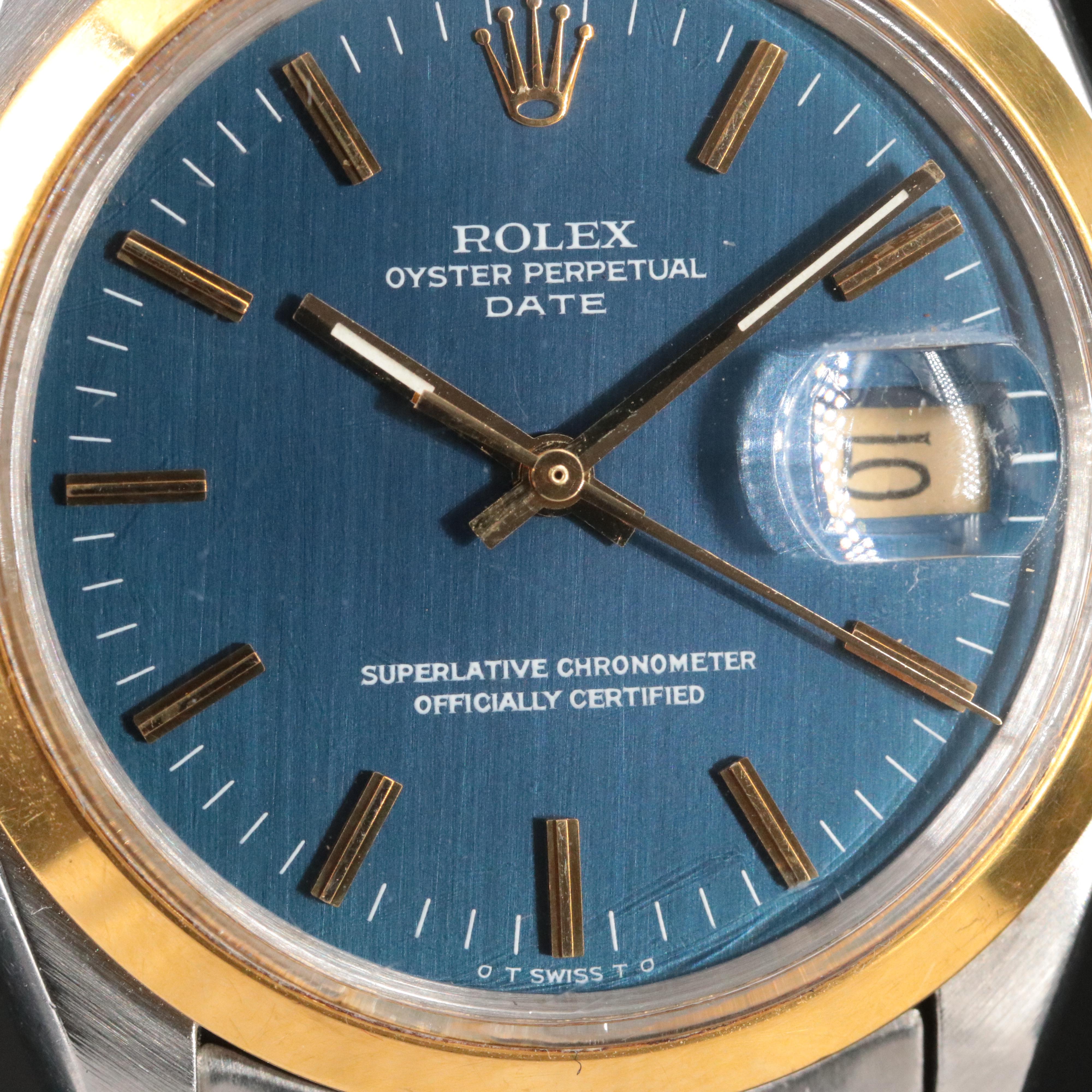 1979 Rolex Sigma Dial 34mm Ref.1500 Date Watch