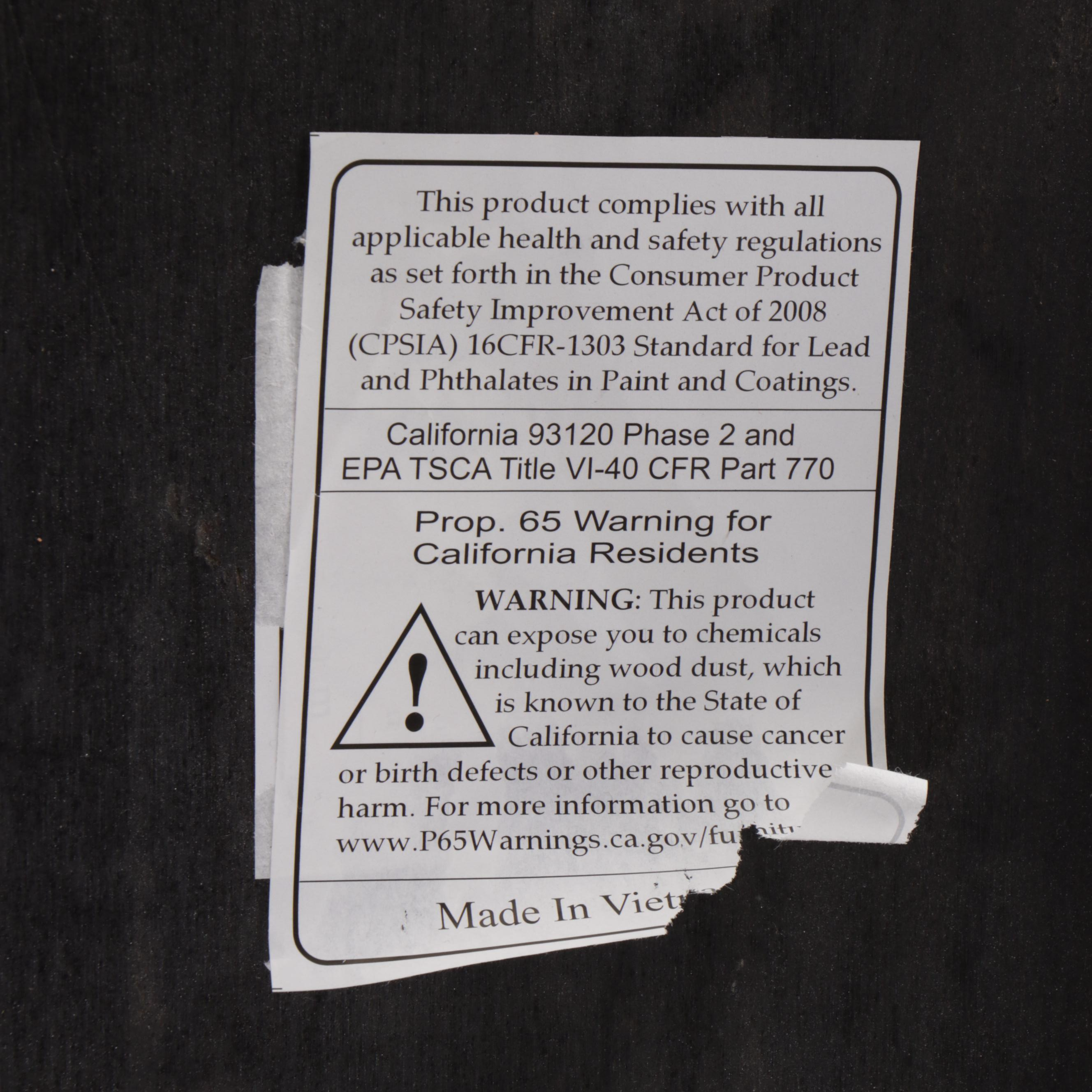 Contemporary Farmhouse Style Dining Table and Six Caned Back Chairs