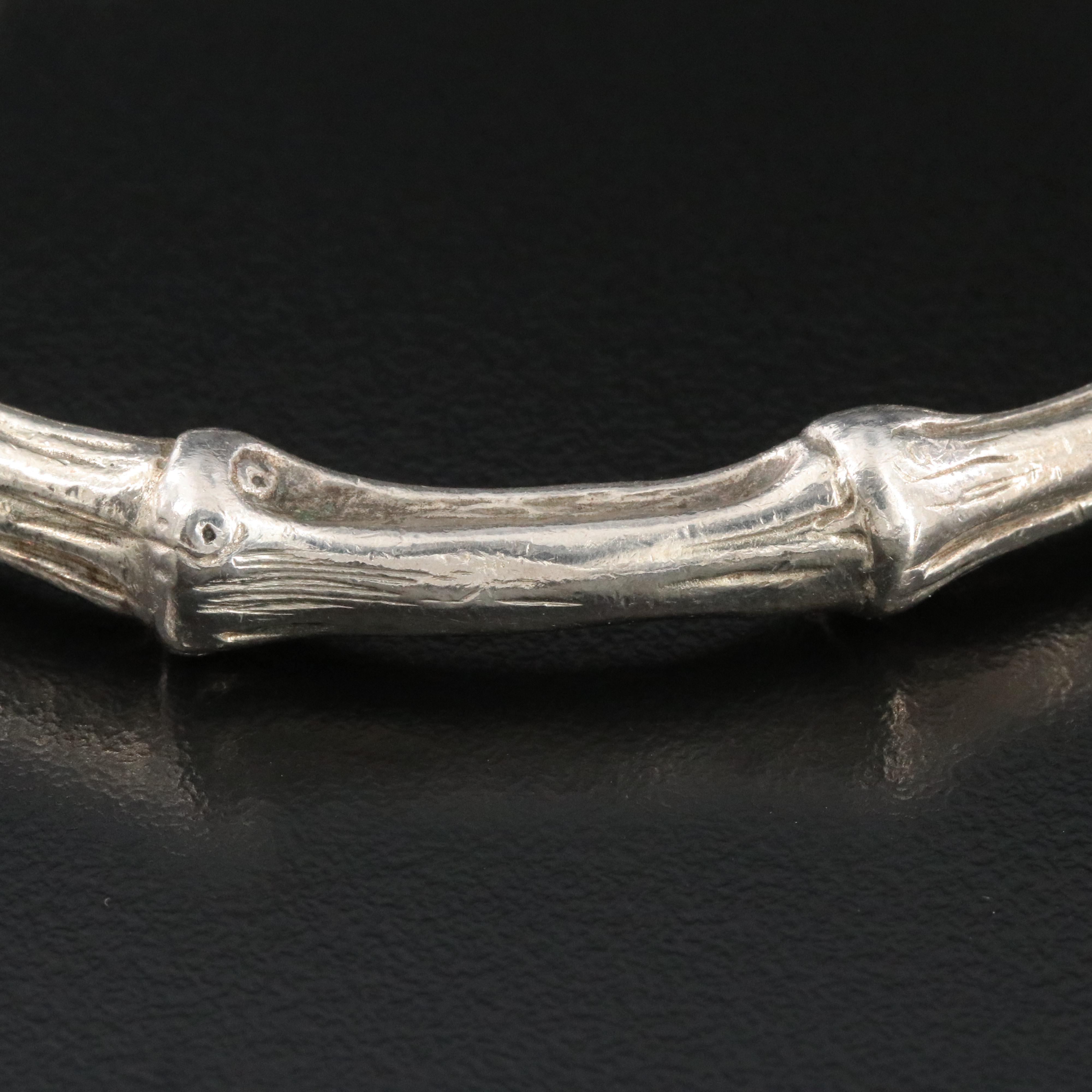 Tiffany & Co. Sterling Bamboo Bangle Bracelet