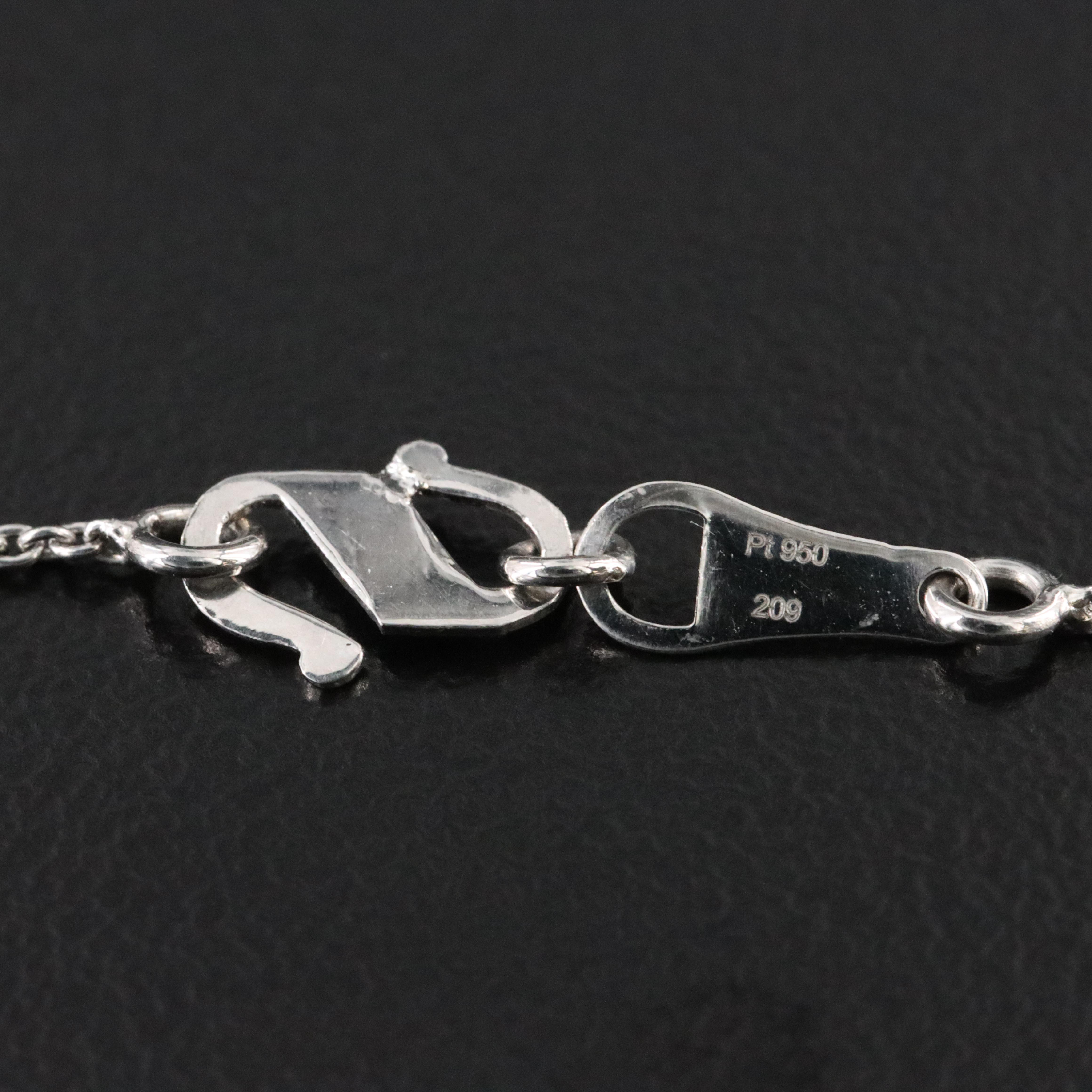 Platinum 5.00 CT Lab Grown Diamond Solitaire Necklace with IGI Report