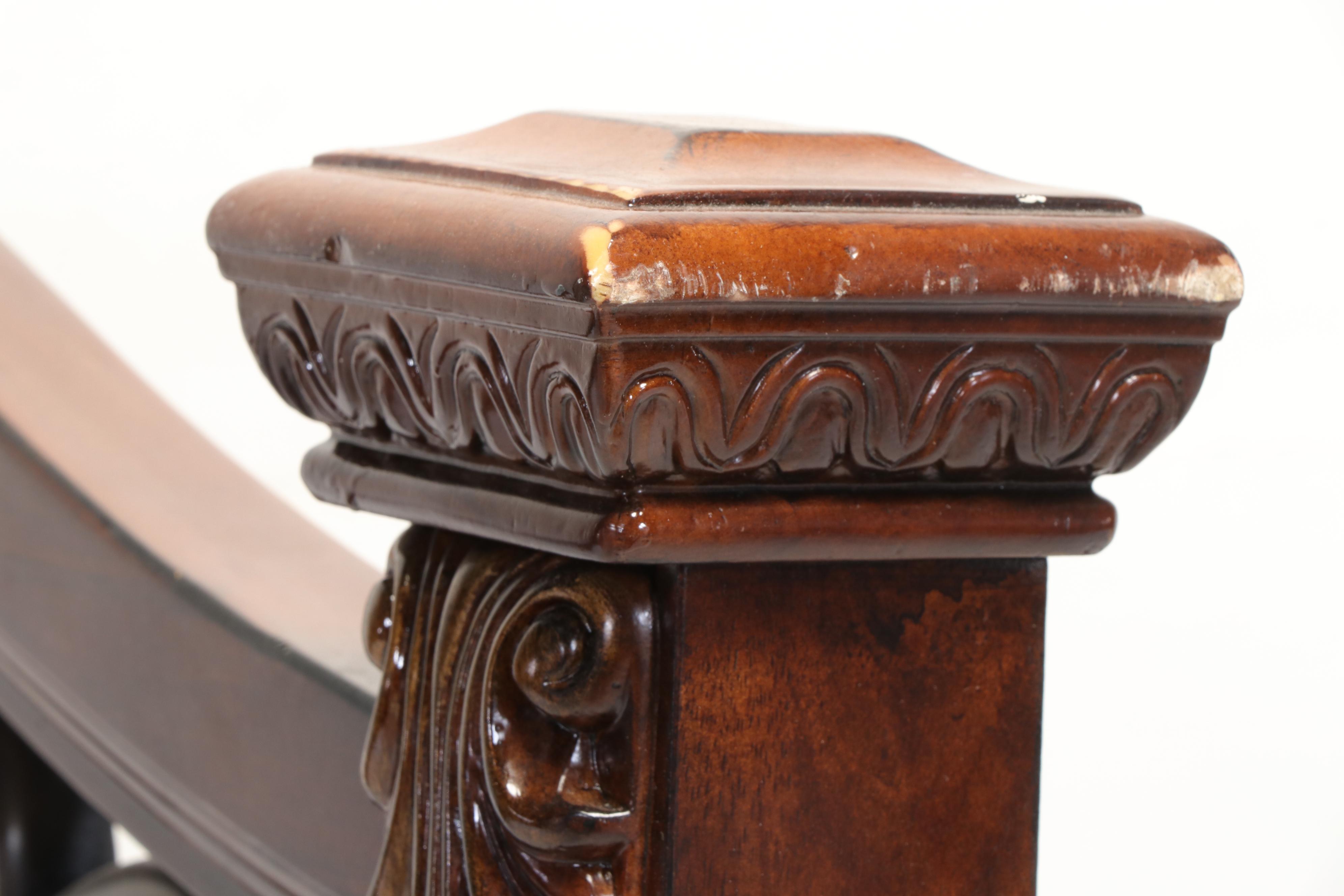 Ashley Furniture Hardwood-Veneered & Gilt Composite Queen Headboard & Foot Board