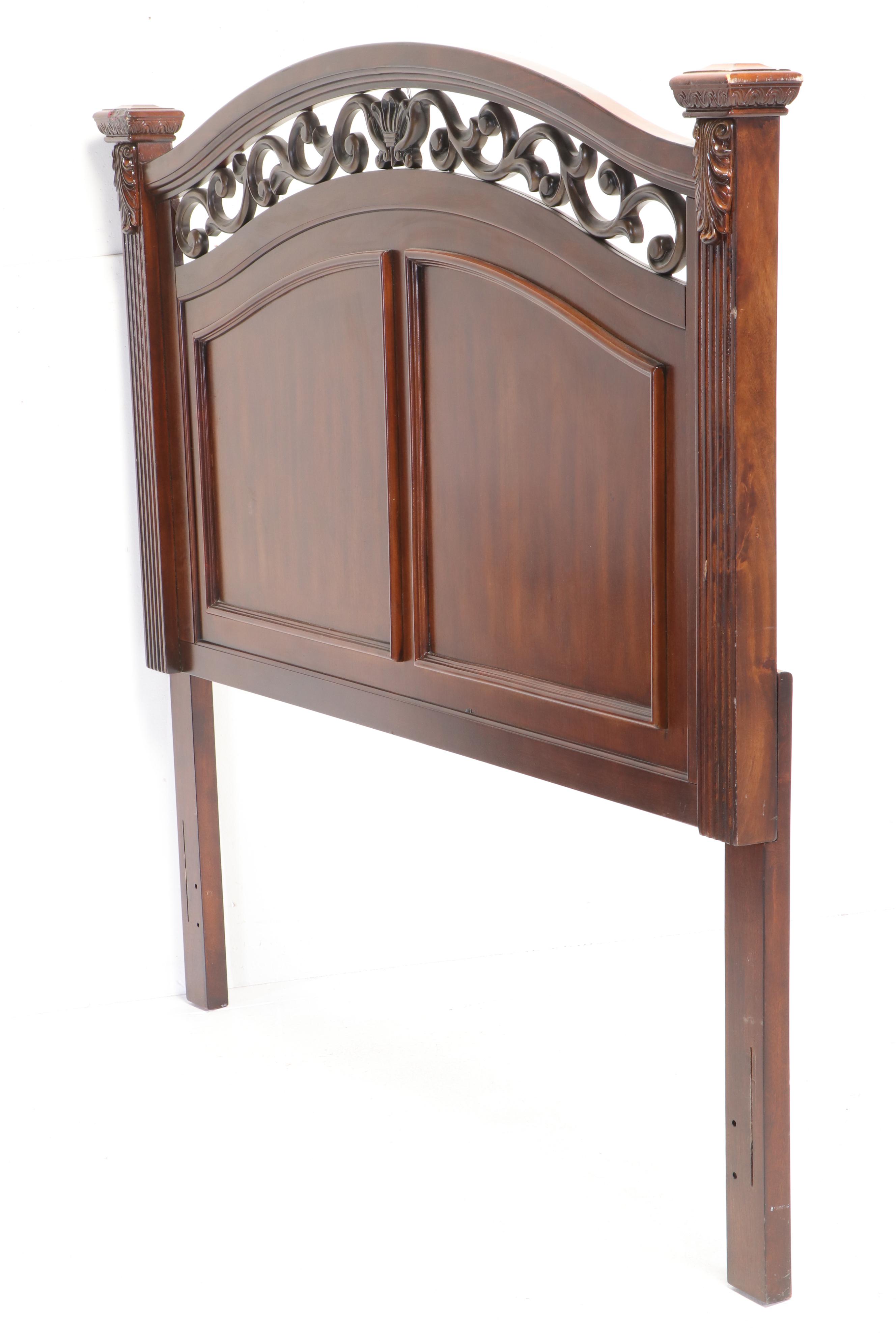 Ashley Furniture Hardwood-Veneered & Gilt Composite Queen Headboard & Foot Board