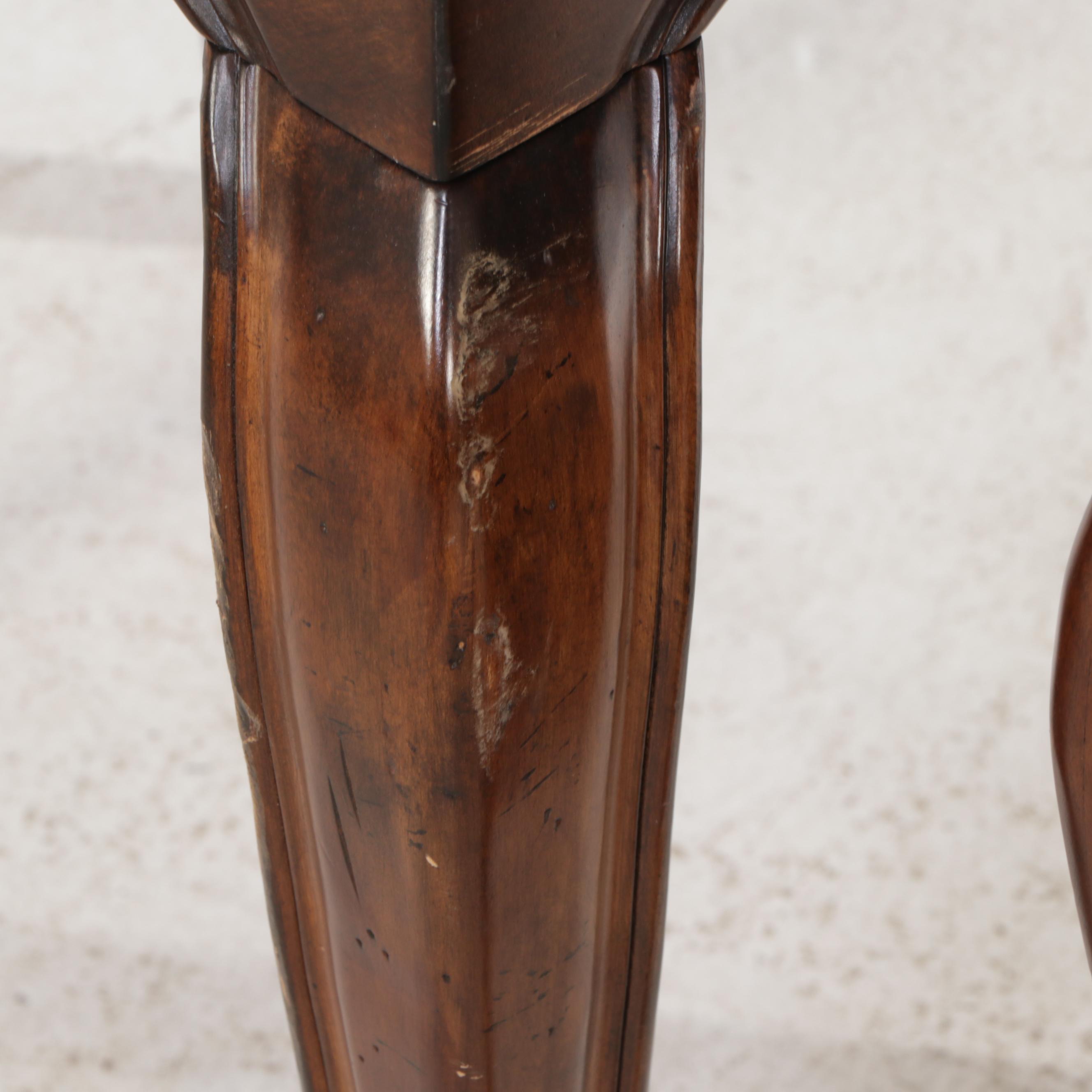 Pair of French Provincial Style Wood End Tables