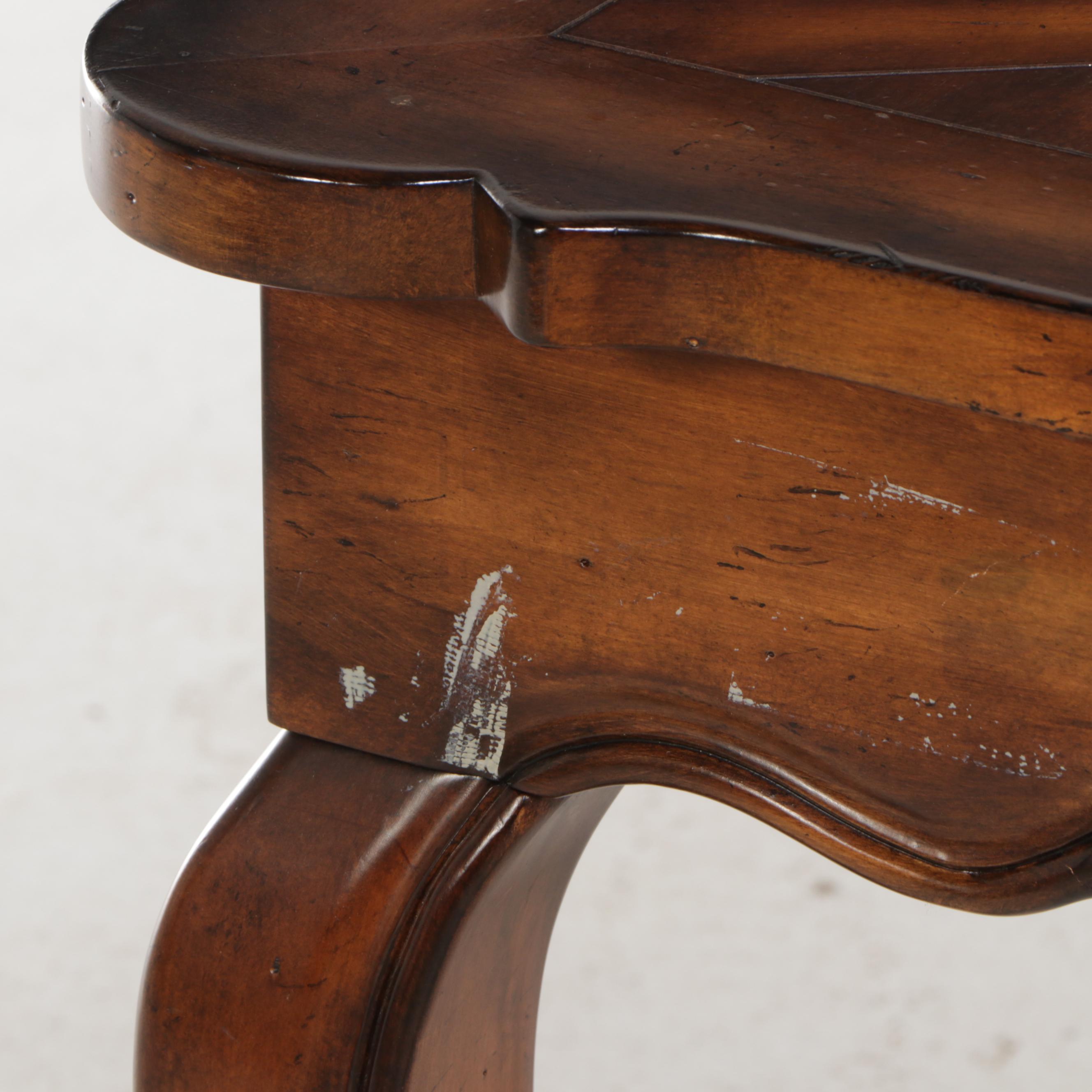 Pair of French Provincial Style Wood End Tables