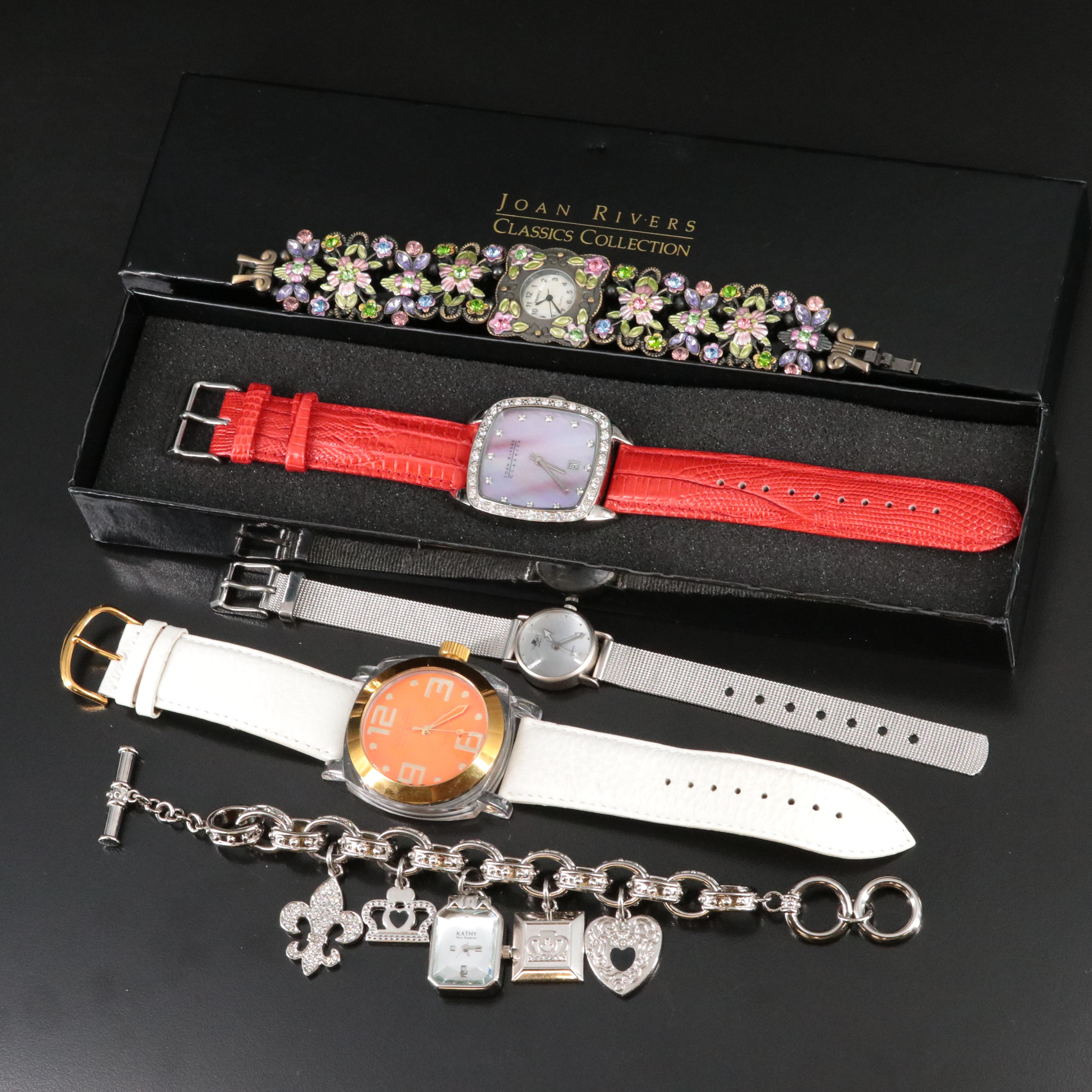 Quartz Watch Collection Featuring Joan Rivers and Kathy Van Zeeland