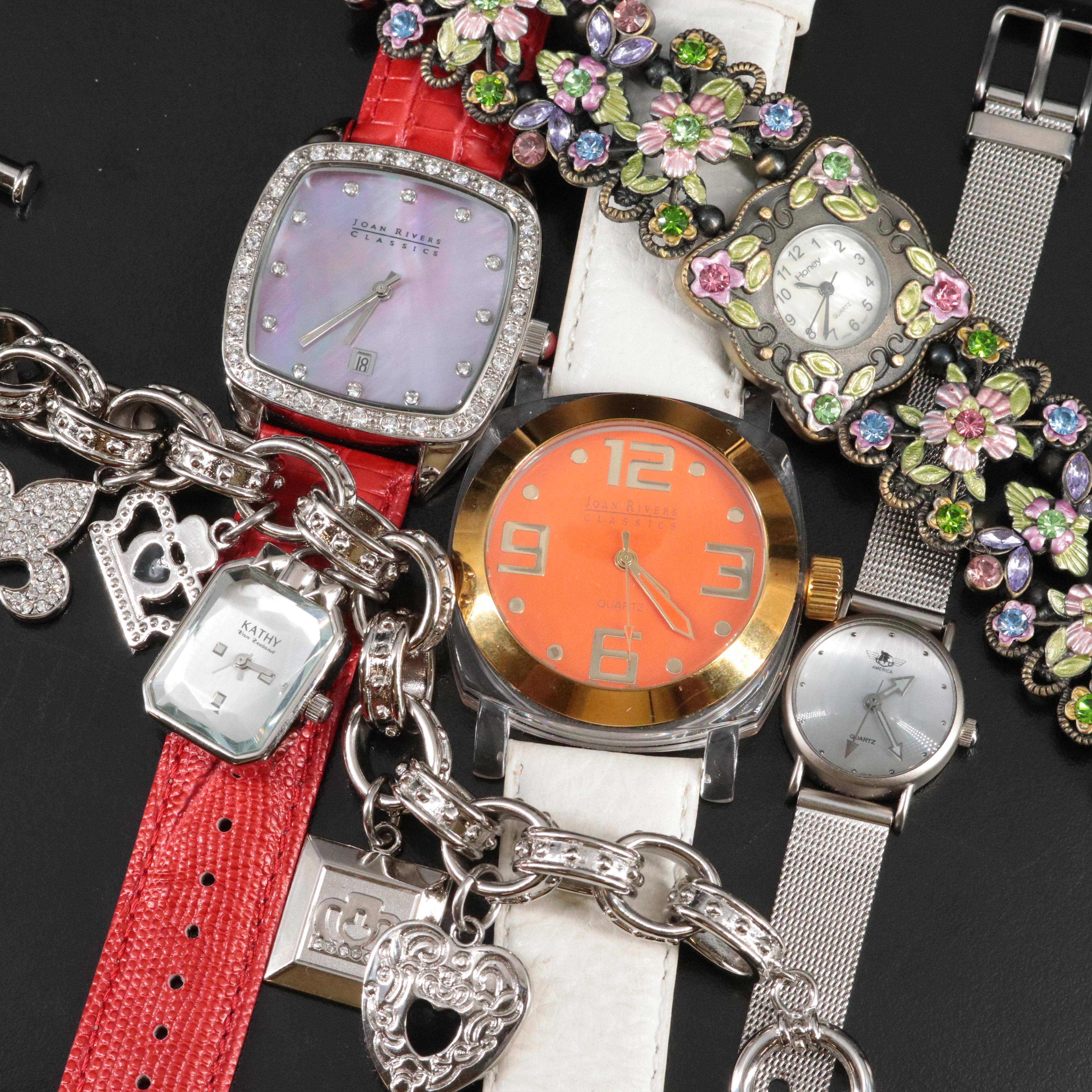 Quartz Watch Collection Featuring Joan Rivers and Kathy Van Zeeland