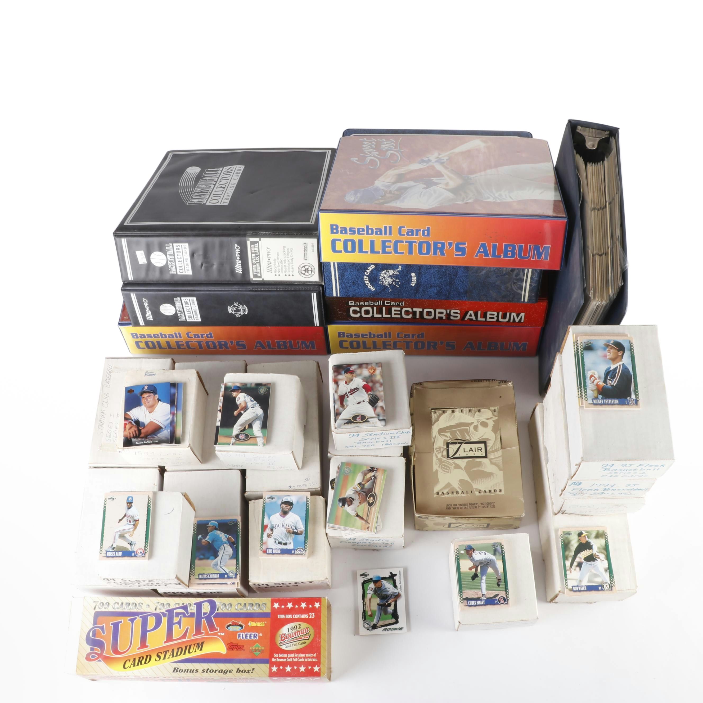 NBA Hoops with Other Sports Cards Featuring Alex Rodriguez Rookie and More