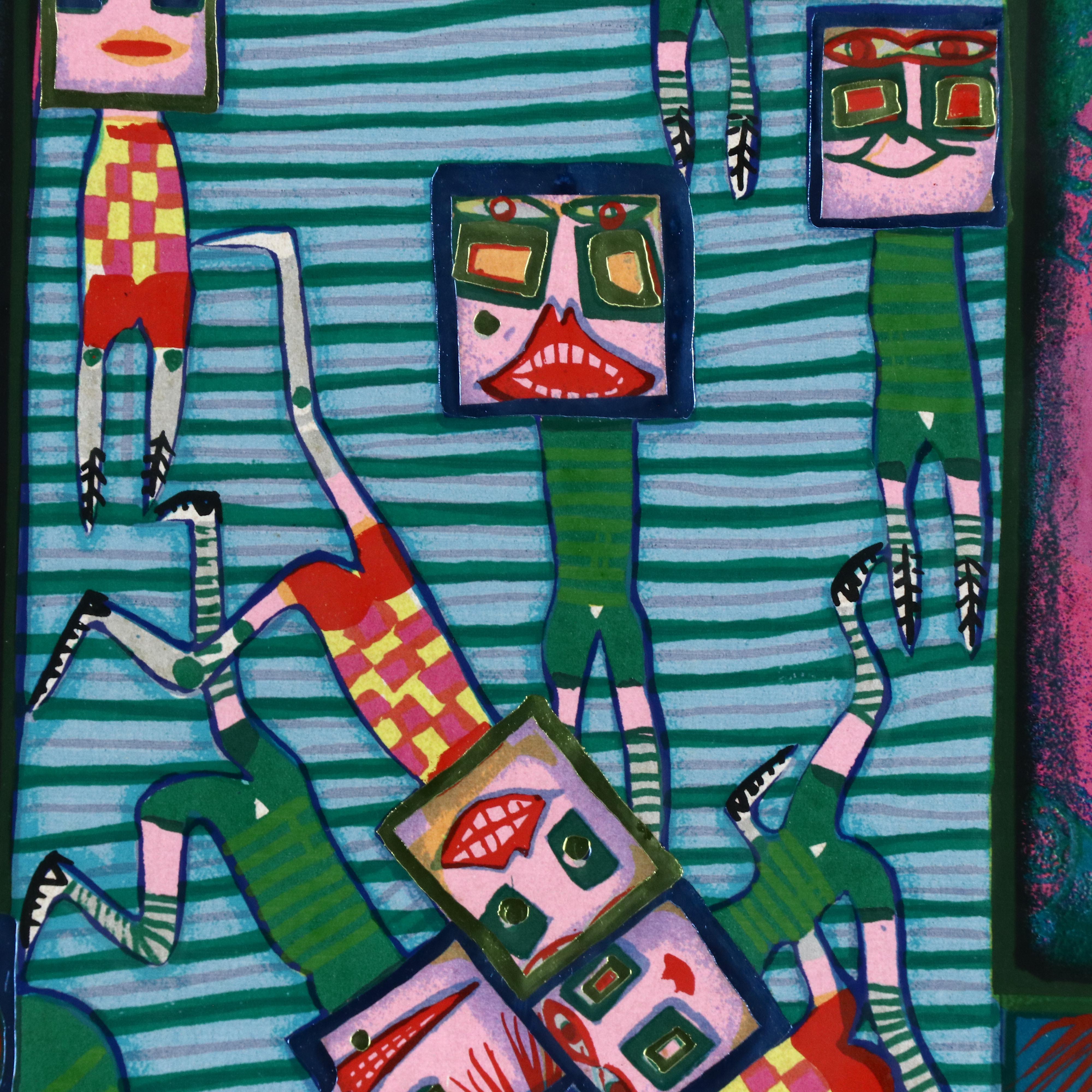 Friedensreich Hundertwasser Serigraph Poster for 1972 Olympics, Munich