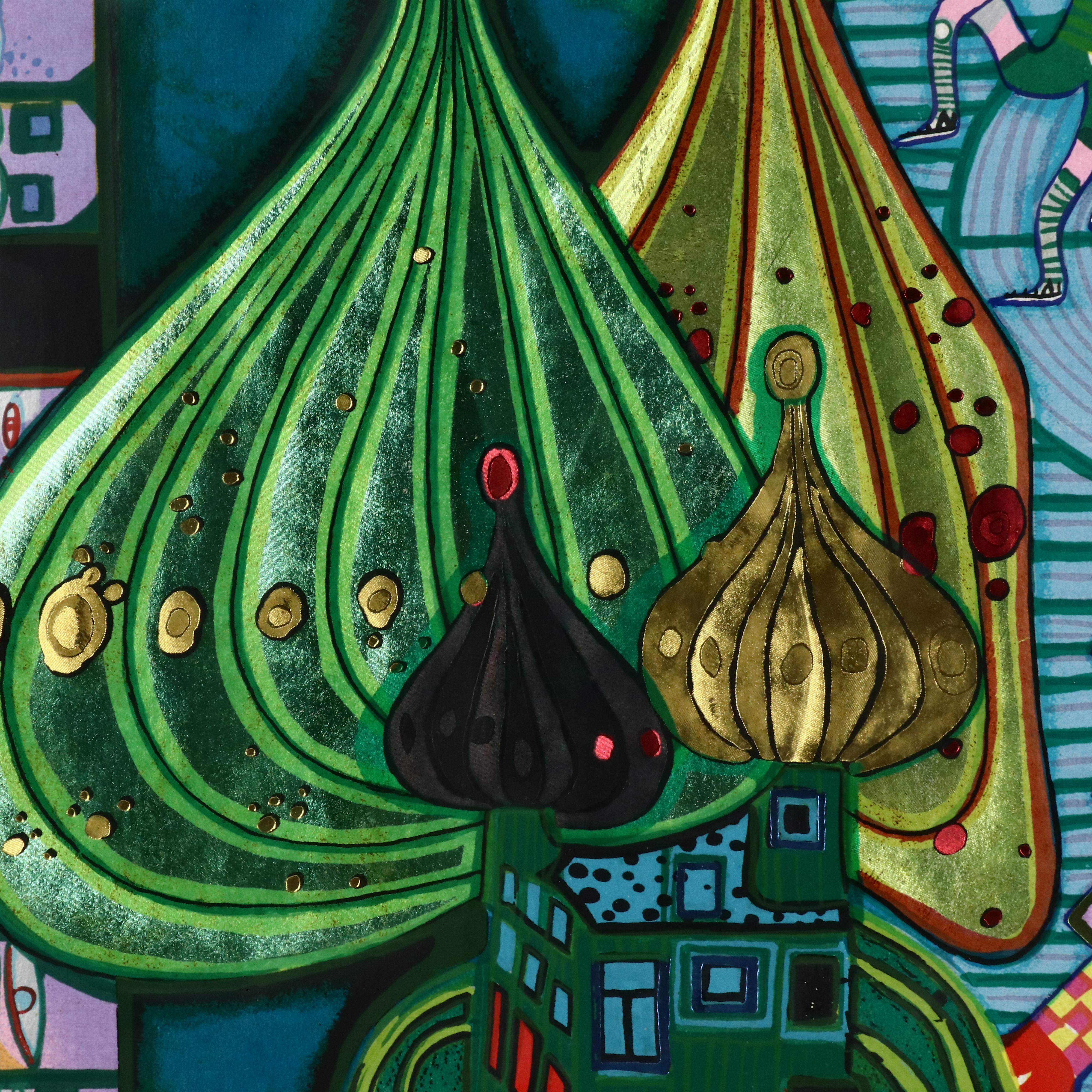 Friedensreich Hundertwasser Serigraph Poster for 1972 Olympics, Munich