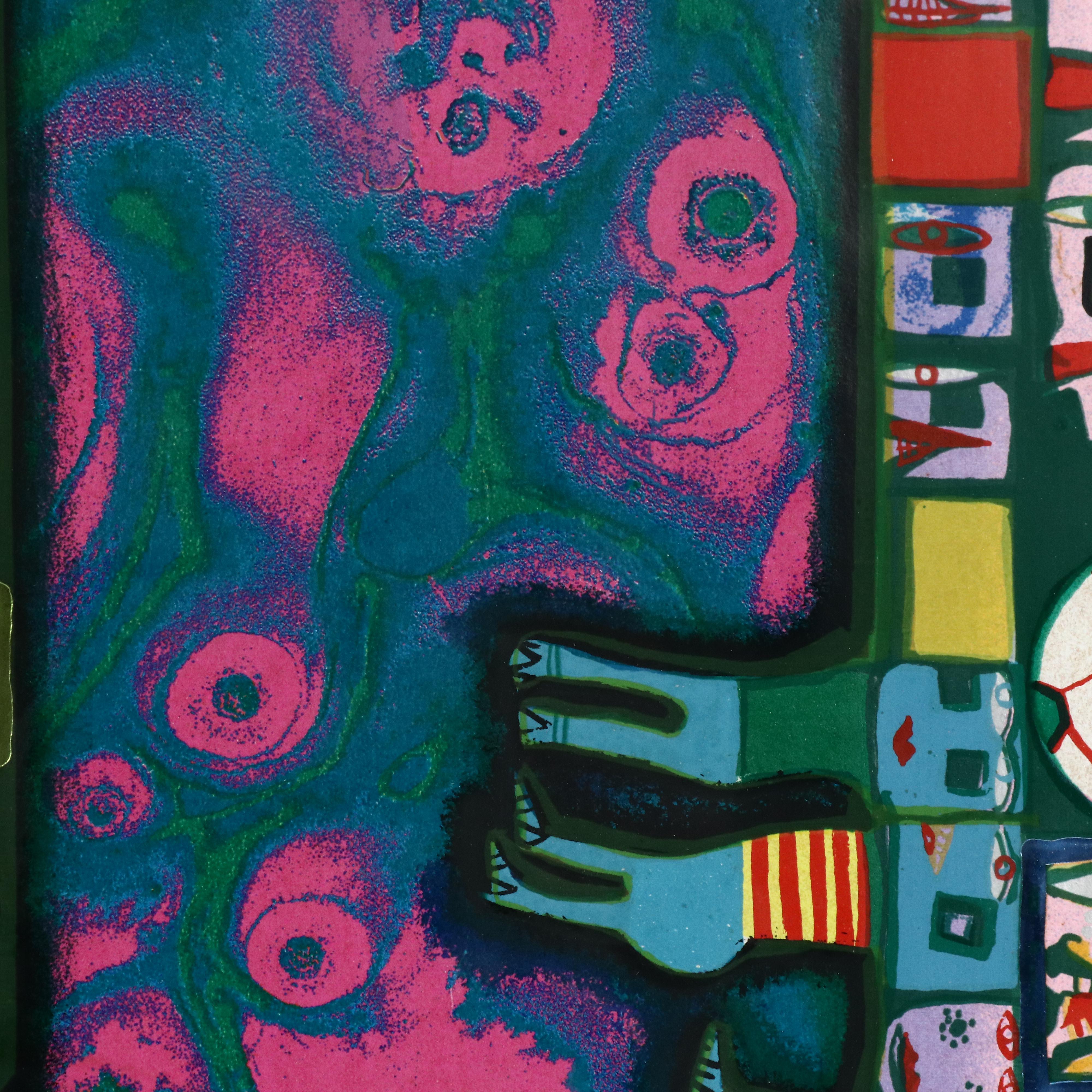 Friedensreich Hundertwasser Serigraph Poster for 1972 Olympics, Munich