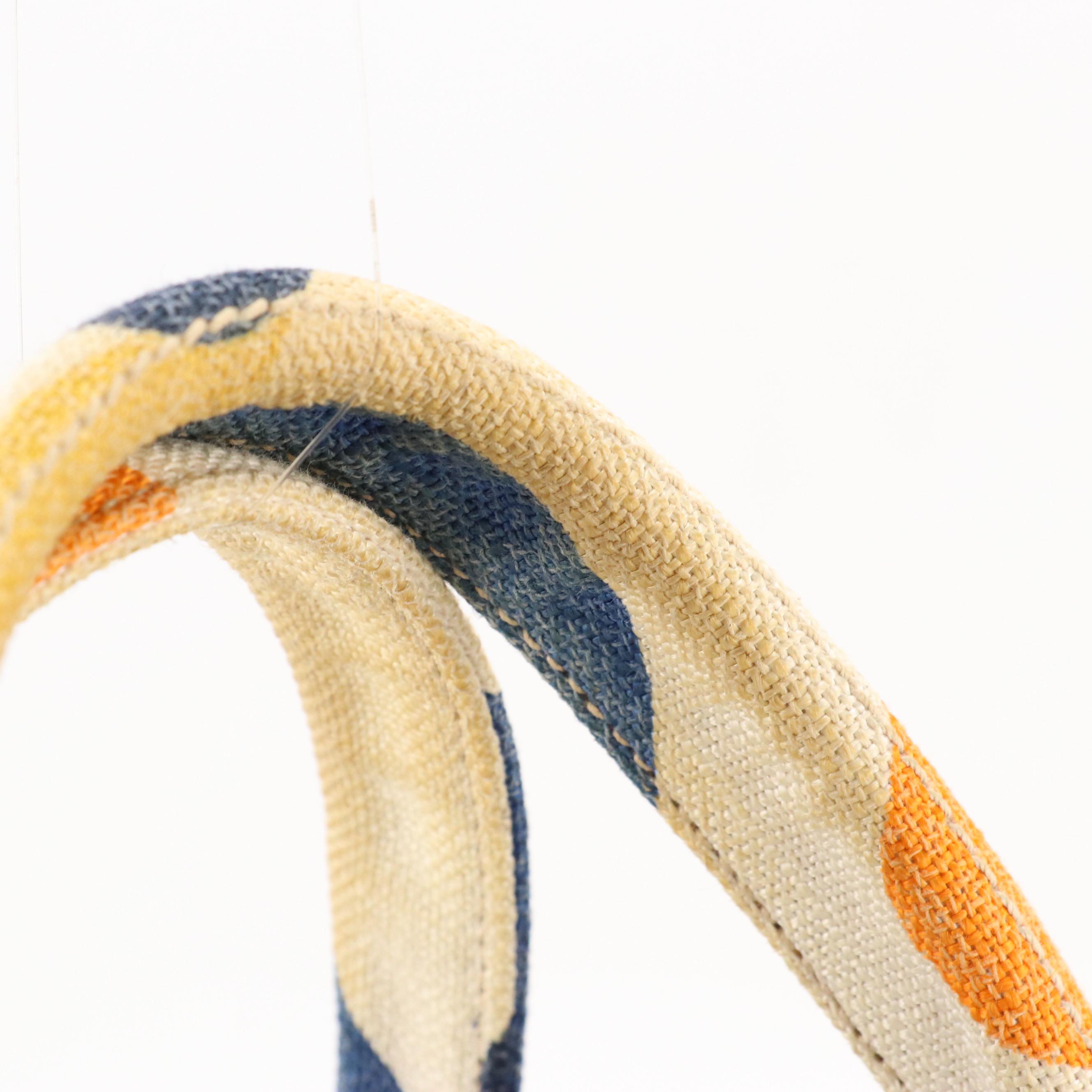 Prada Multicolor Abstract Print Canapa Stampata Canvas Two-Way Tote Bag