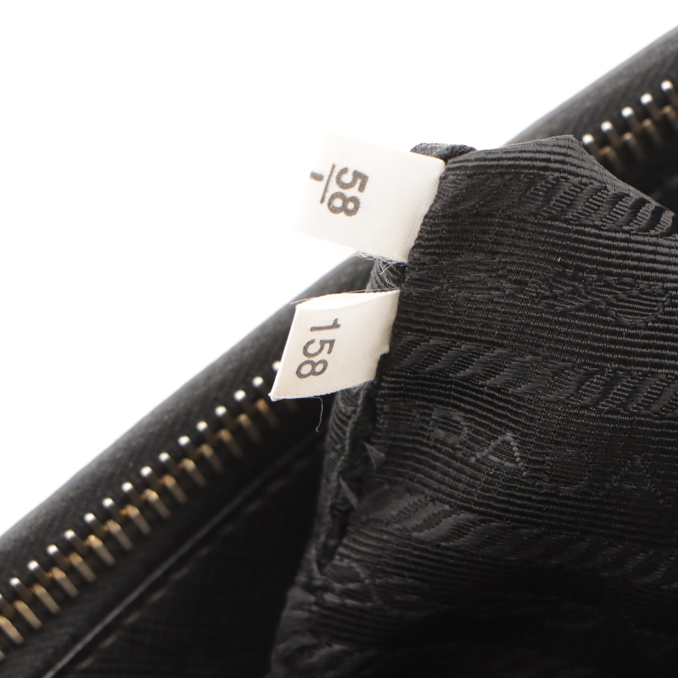 Prada Large Galleria Double Zip Two-Way Bag in Saffiano Lux Leather