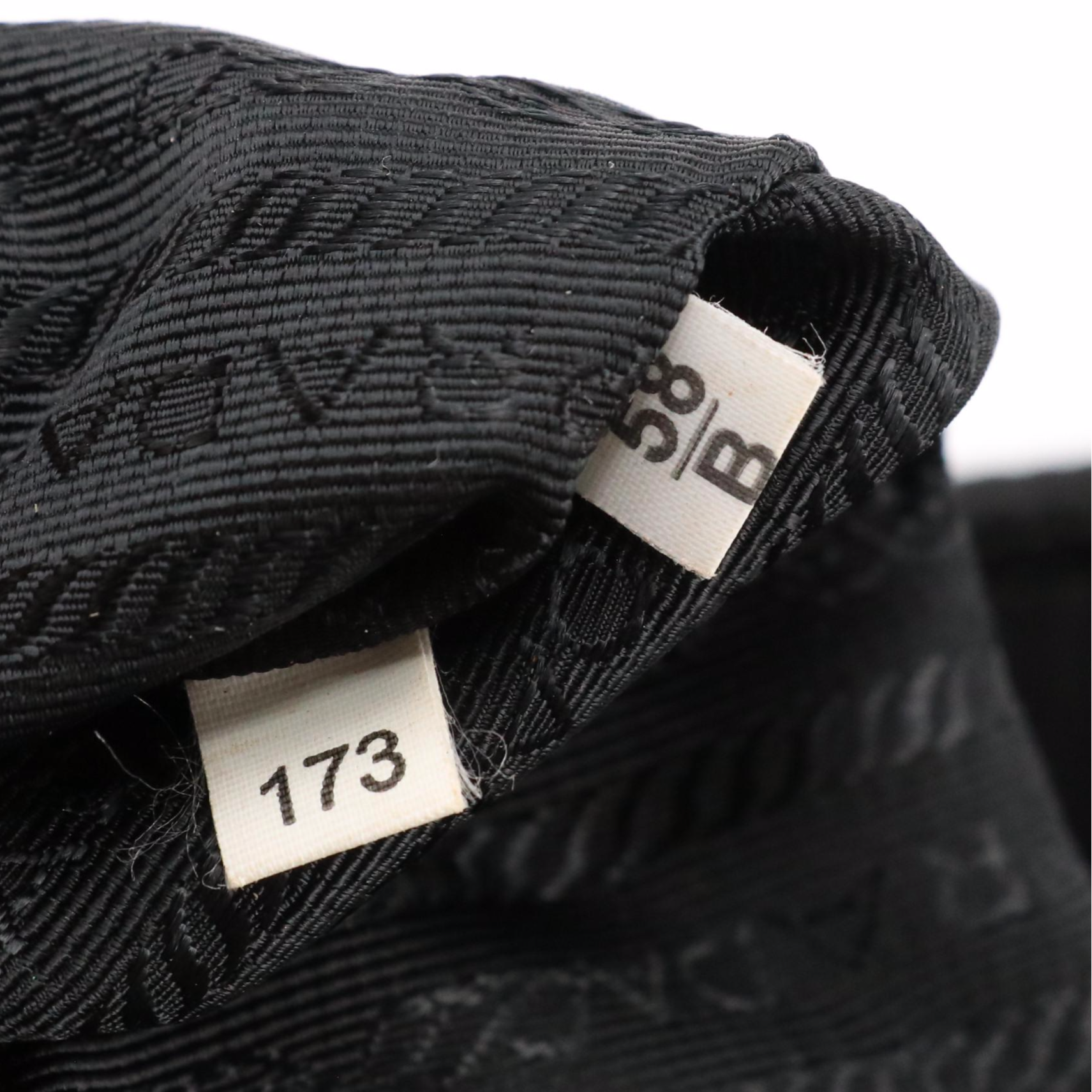 Prada Black Tessuto Nylon and Saffiano Leather Two-Way Shoulder Bag