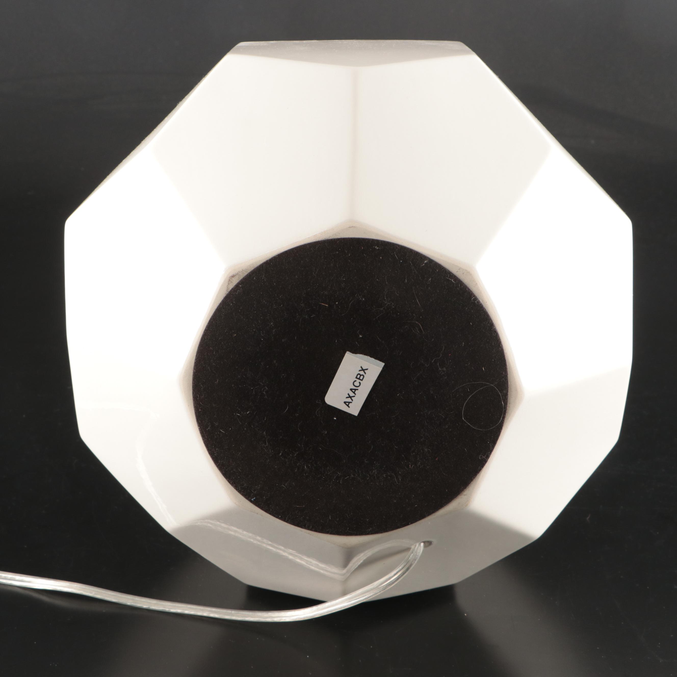 Robert Abbey "Franklin" White Ceramic Table Lamp