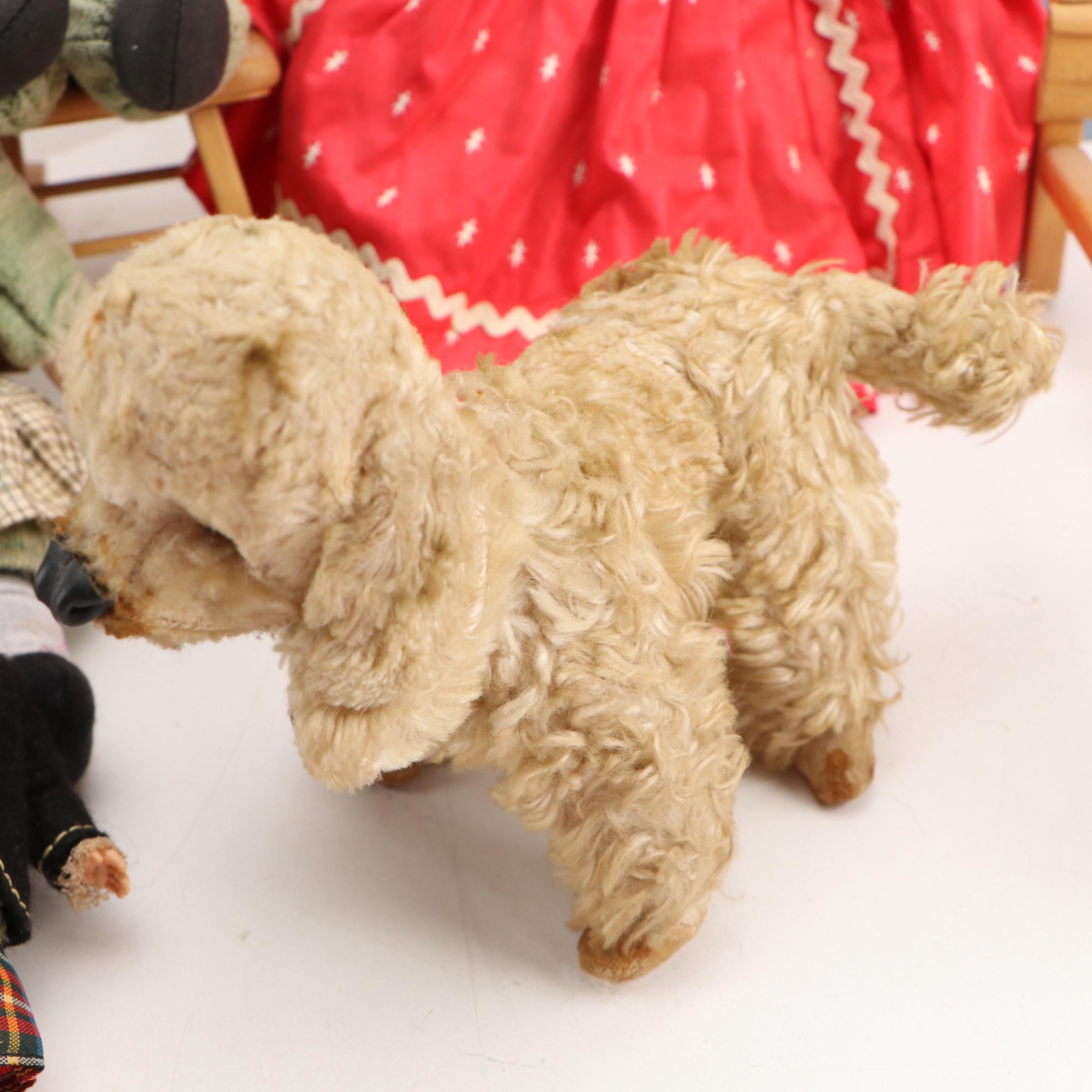 Madame Alexander "Sleeping Beauty" with Other Dolls and Furniture