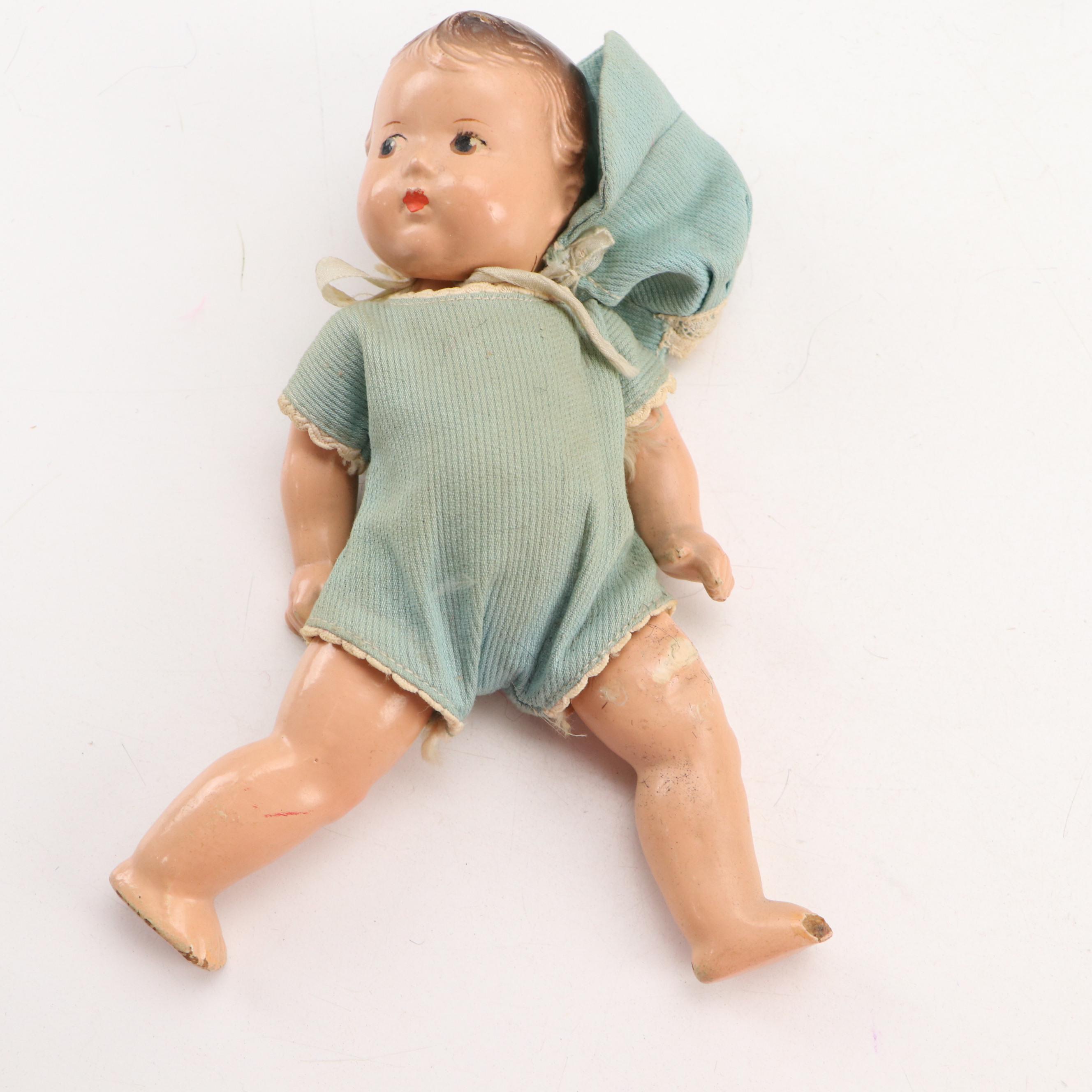 Madame Alexander "Sleeping Beauty" with Other Dolls and Furniture