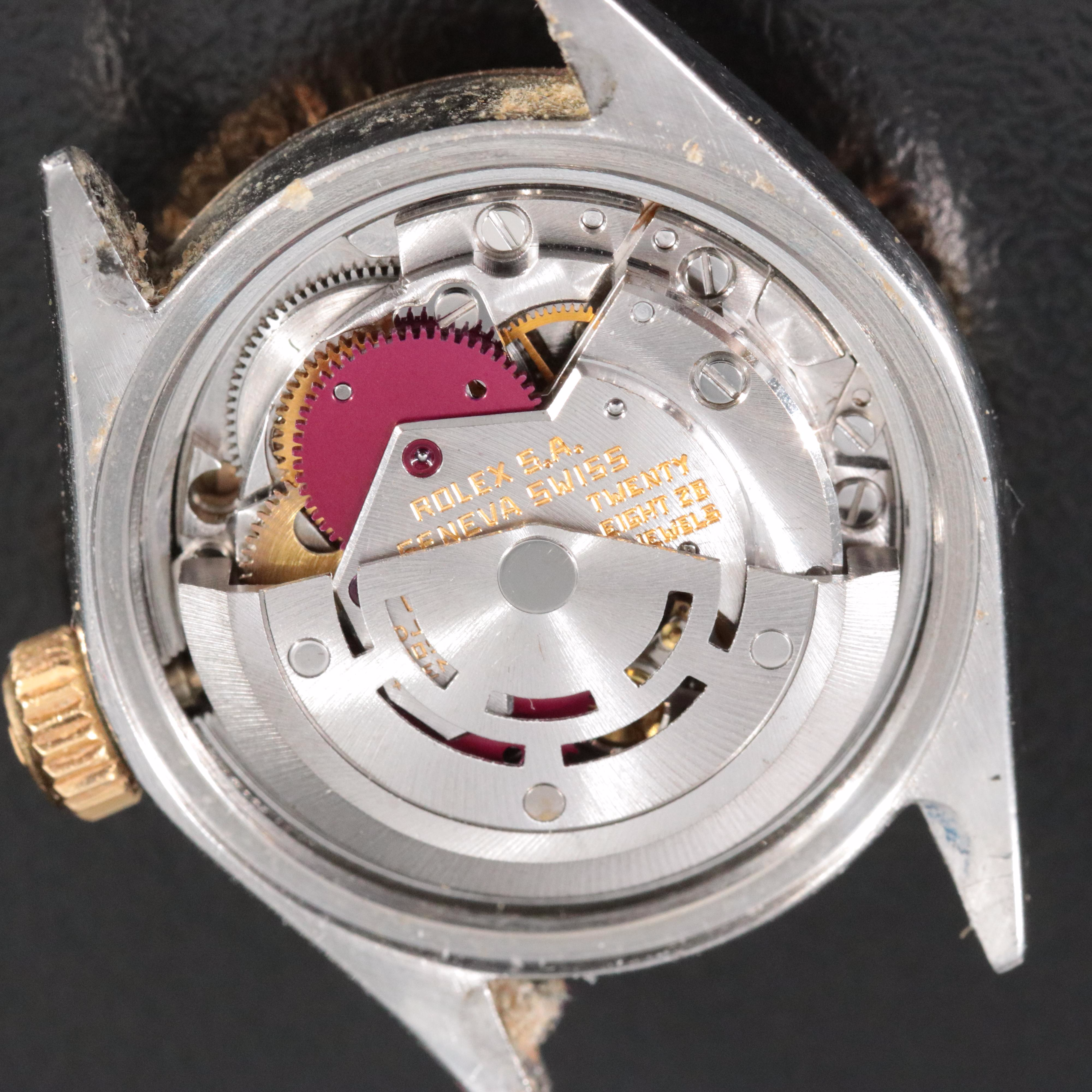 1971 Rolex Oyster Perpetual 14K and Stainless Steel Date Watch