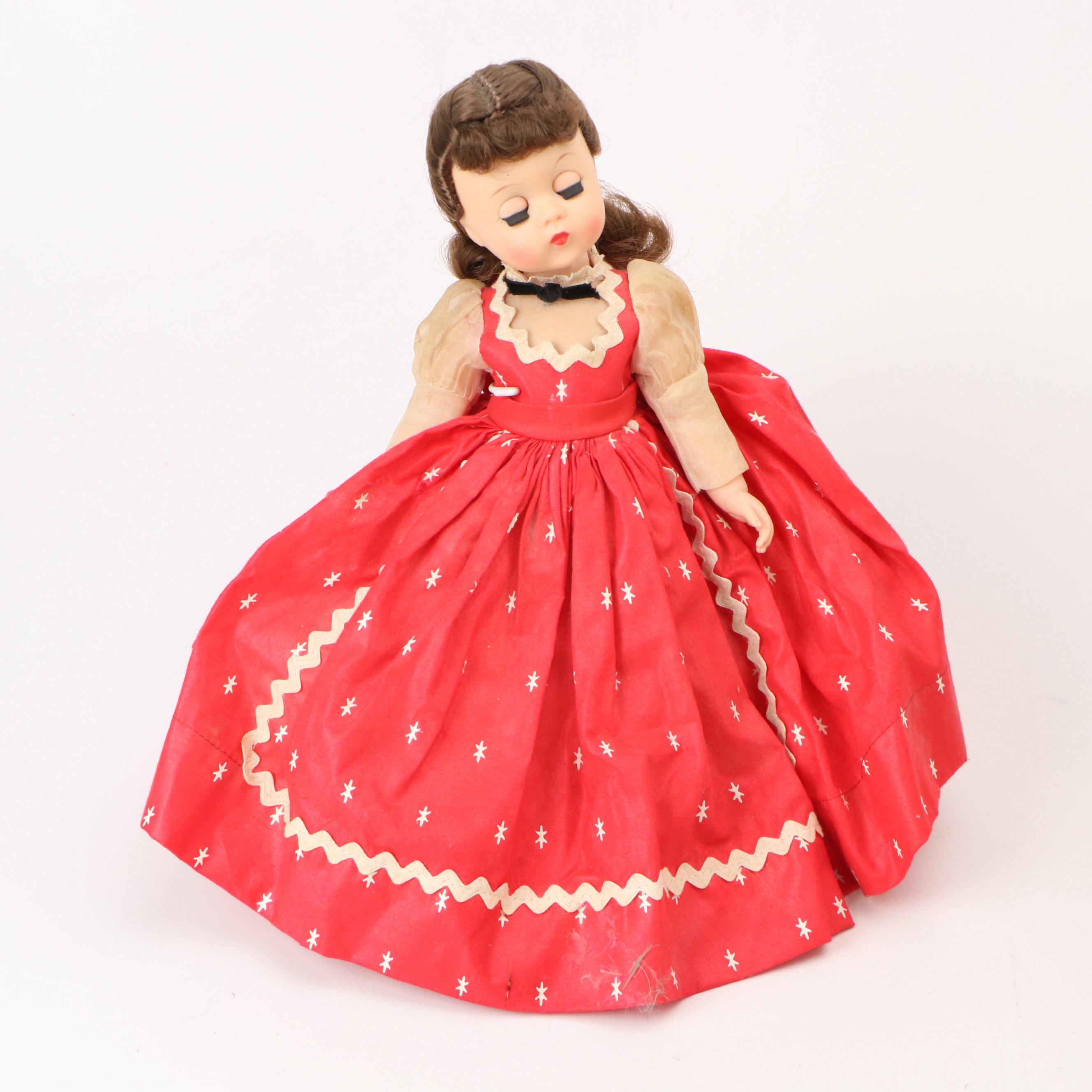 Madame Alexander "Sleeping Beauty" with Other Dolls and Furniture