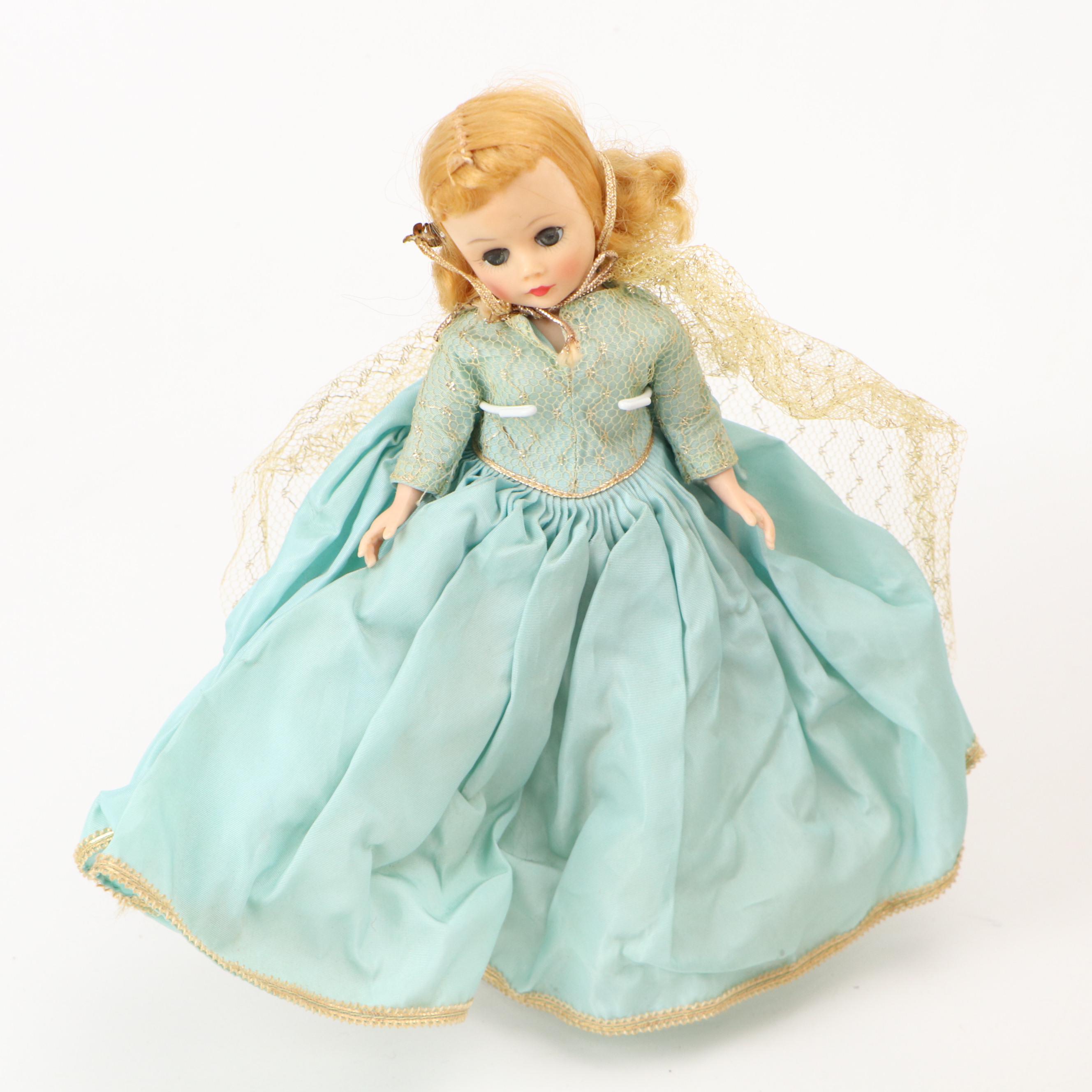 Madame Alexander "Sleeping Beauty" with Other Dolls and Furniture